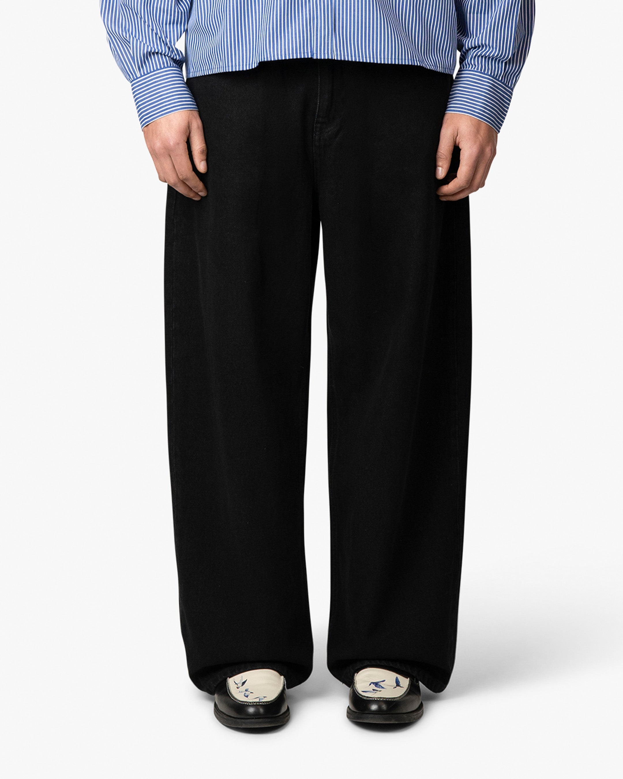 Pantalon ample en denim Menton