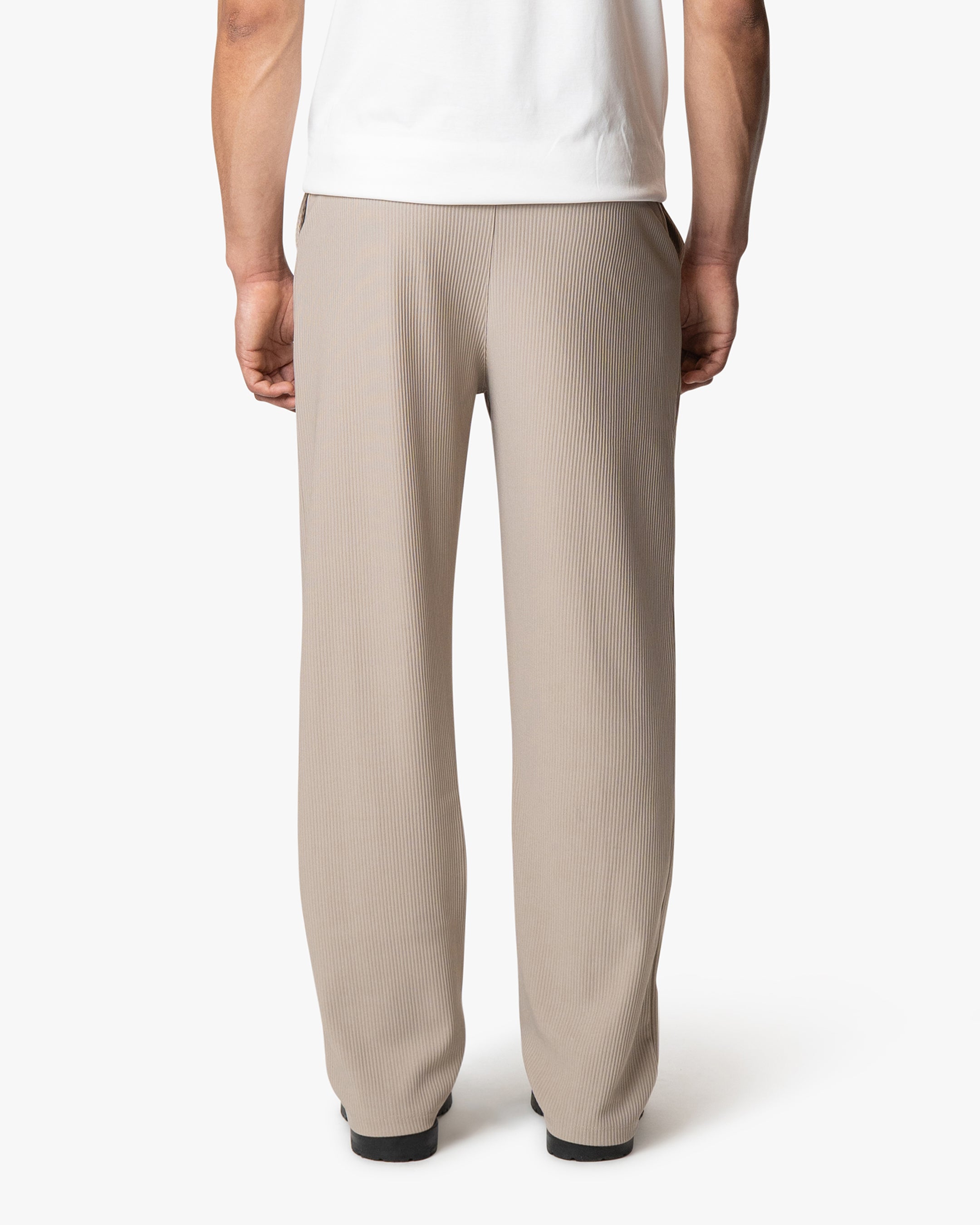 Santiago Ribbed Pants | Beige