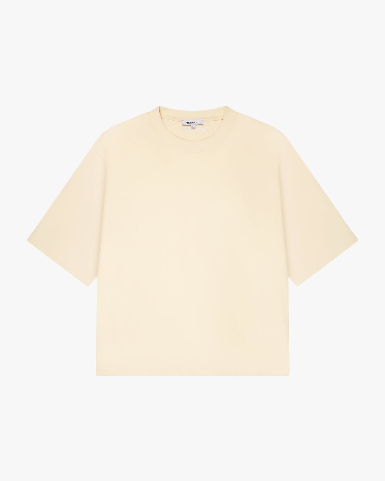 Blank Boxy T-Shirt | Butter Yellow