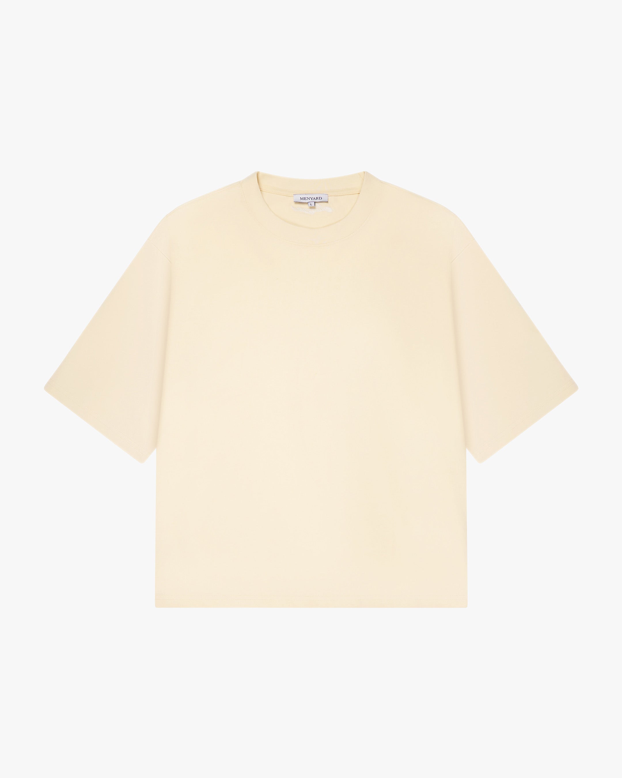Blank Boxy T-Shirt | Butter Yellow