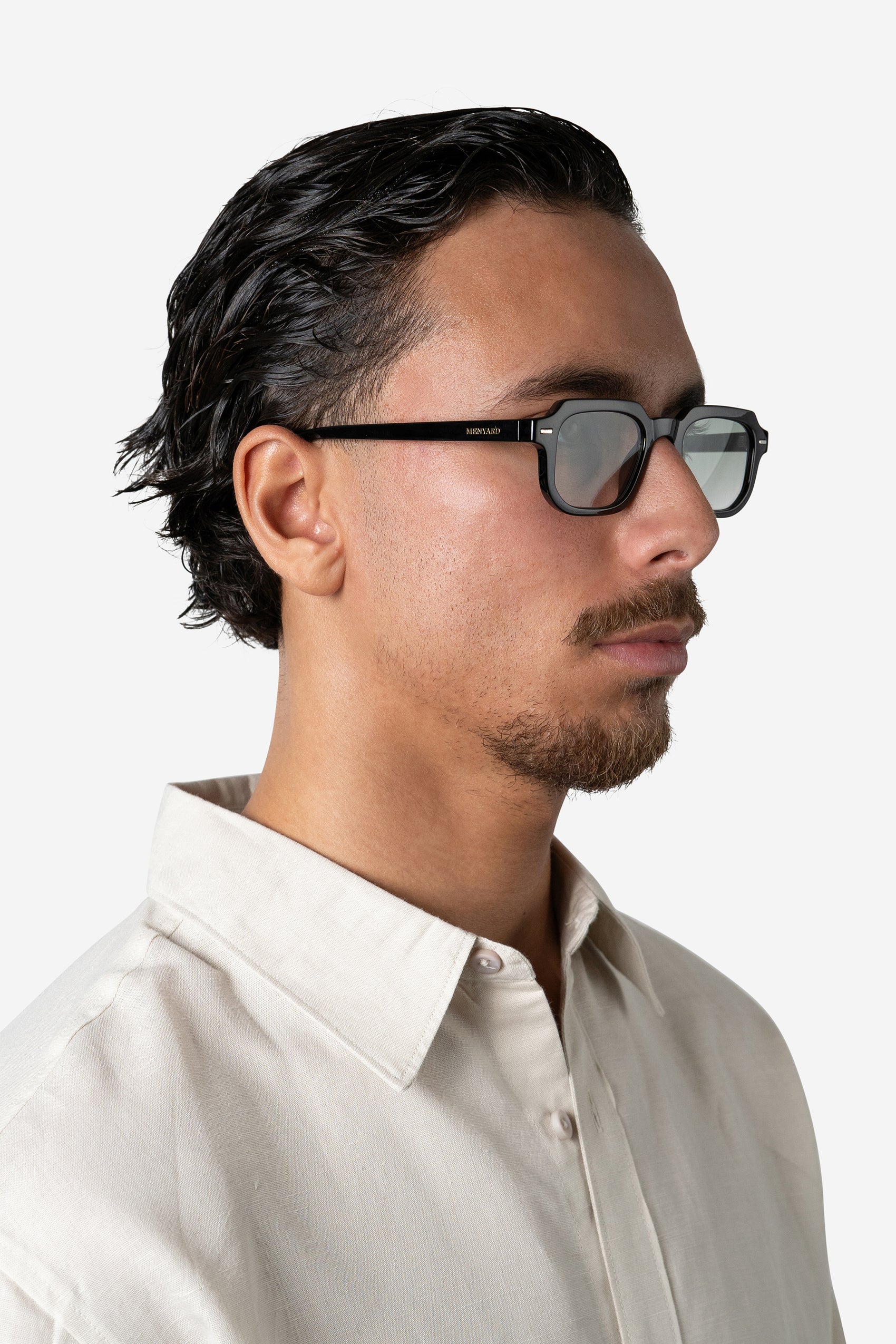 Sirocco sunglasses | Black/Gradient Green