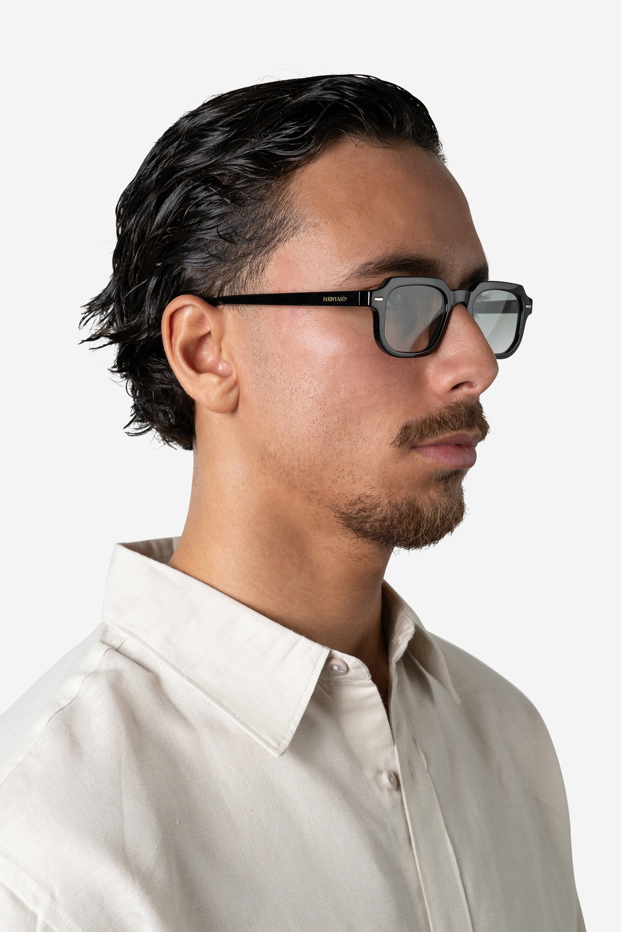 Sirocco sunglasses | Black/Gradient Green