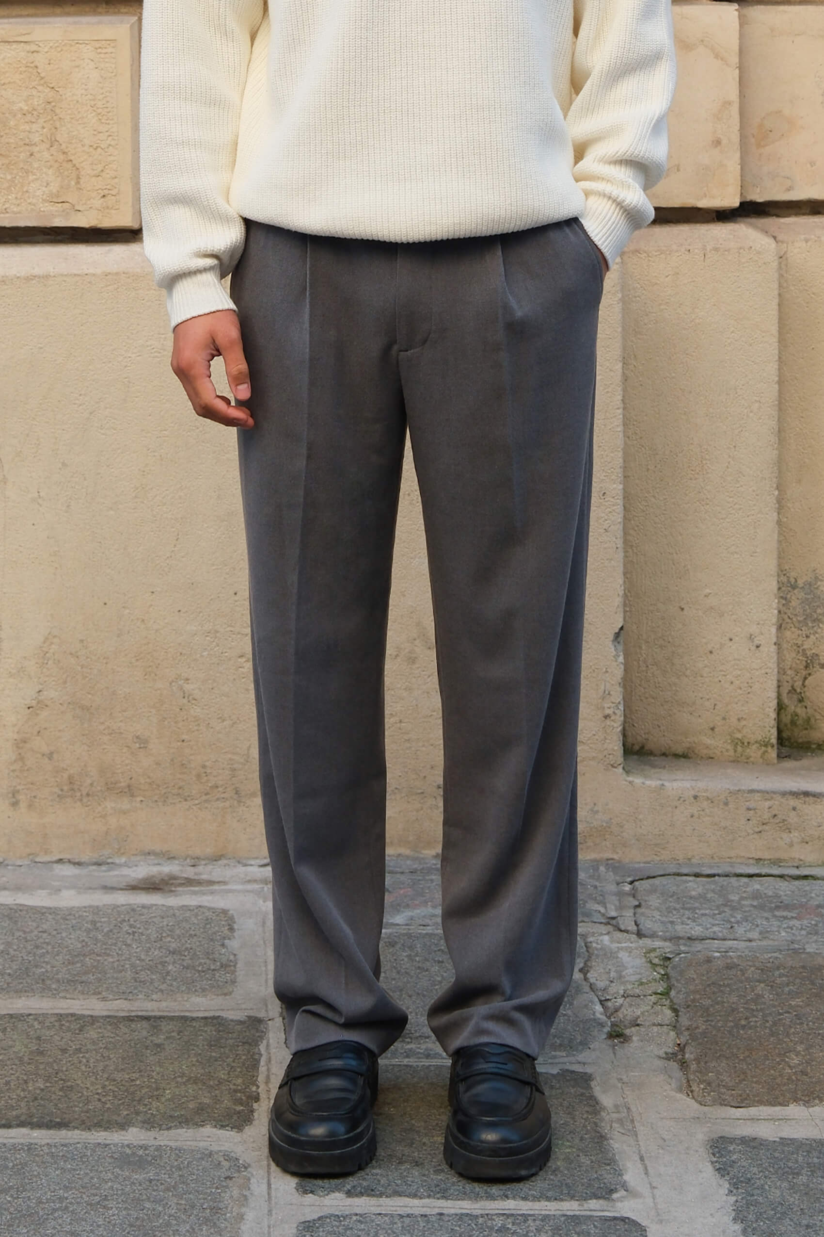 Fender Straight Pants | Grey Melee