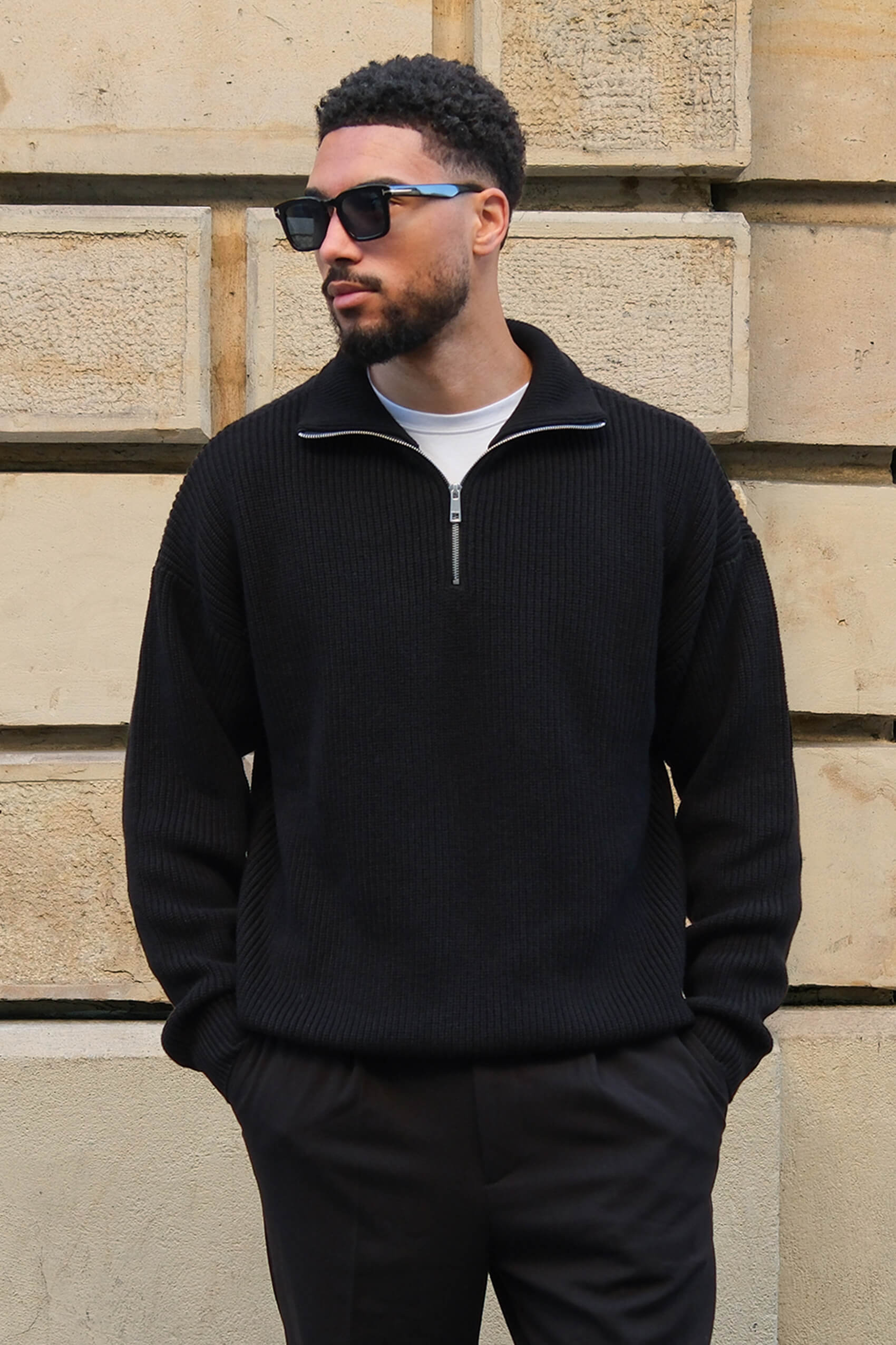Harbour halfzip | Black
