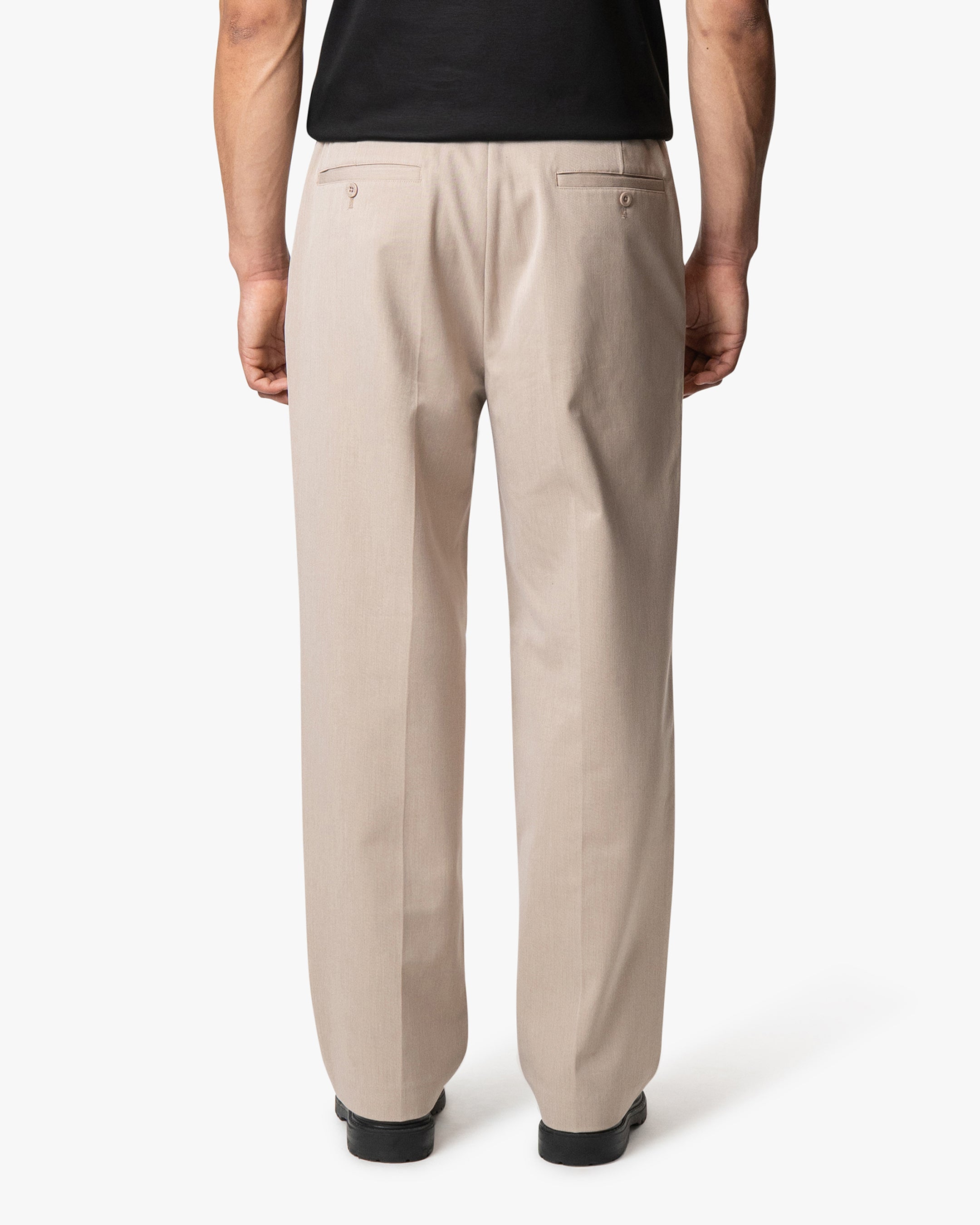 Fender Straight Pants | Beige