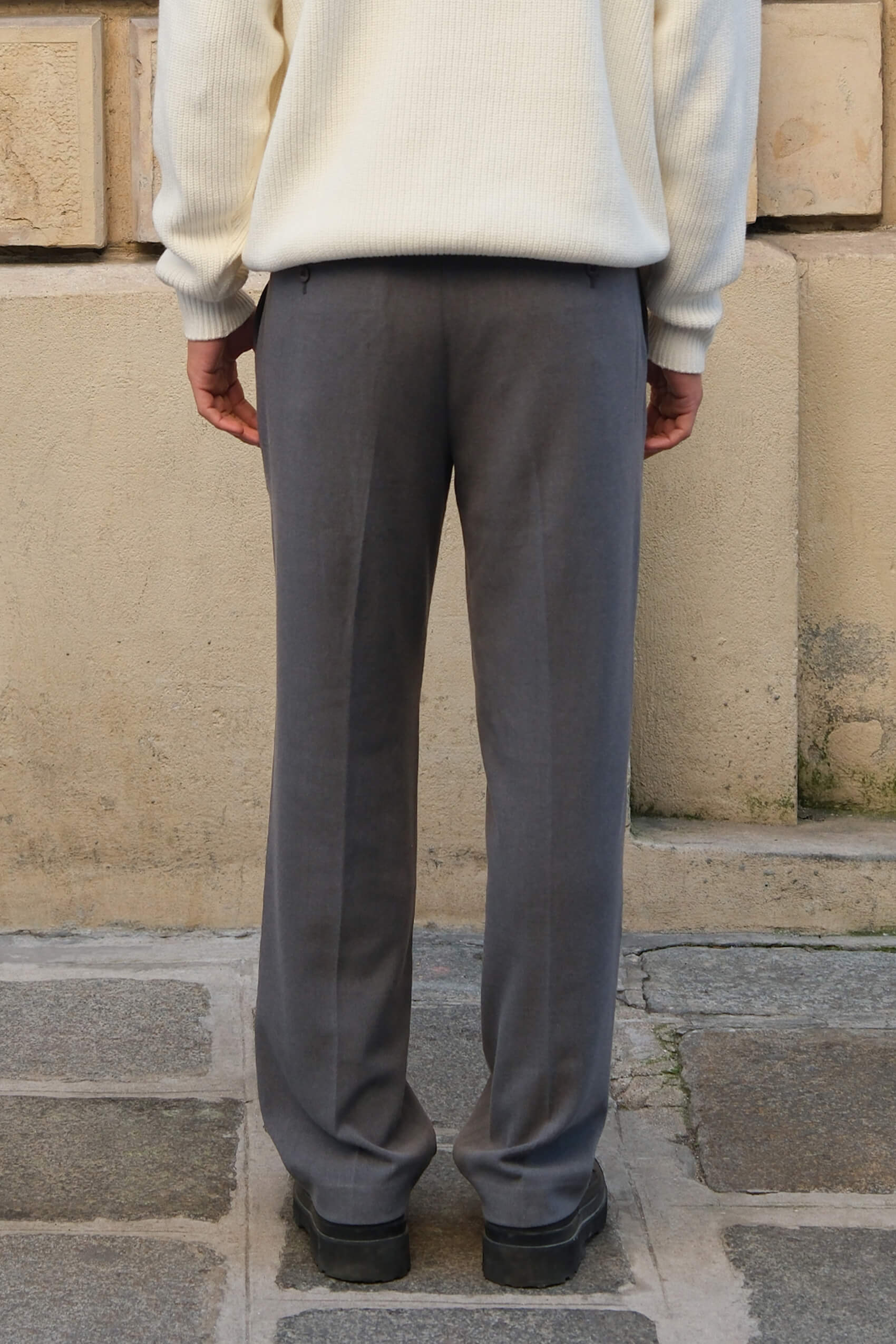 Fender Straight Pants | Grey Melee