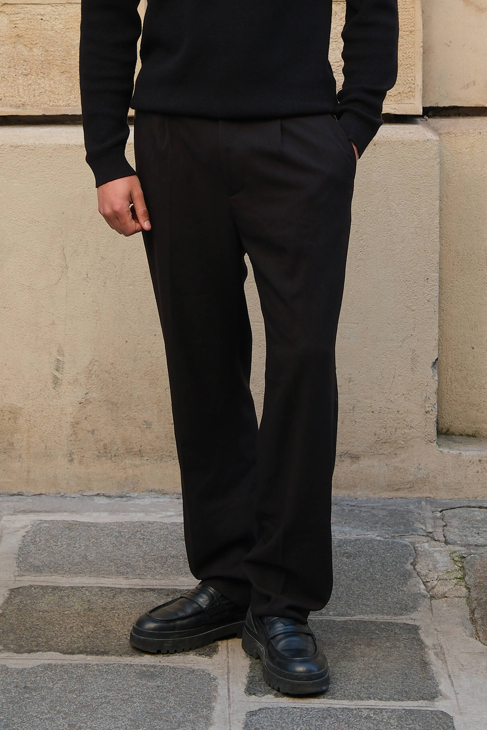 Fender Straight Pants | Black