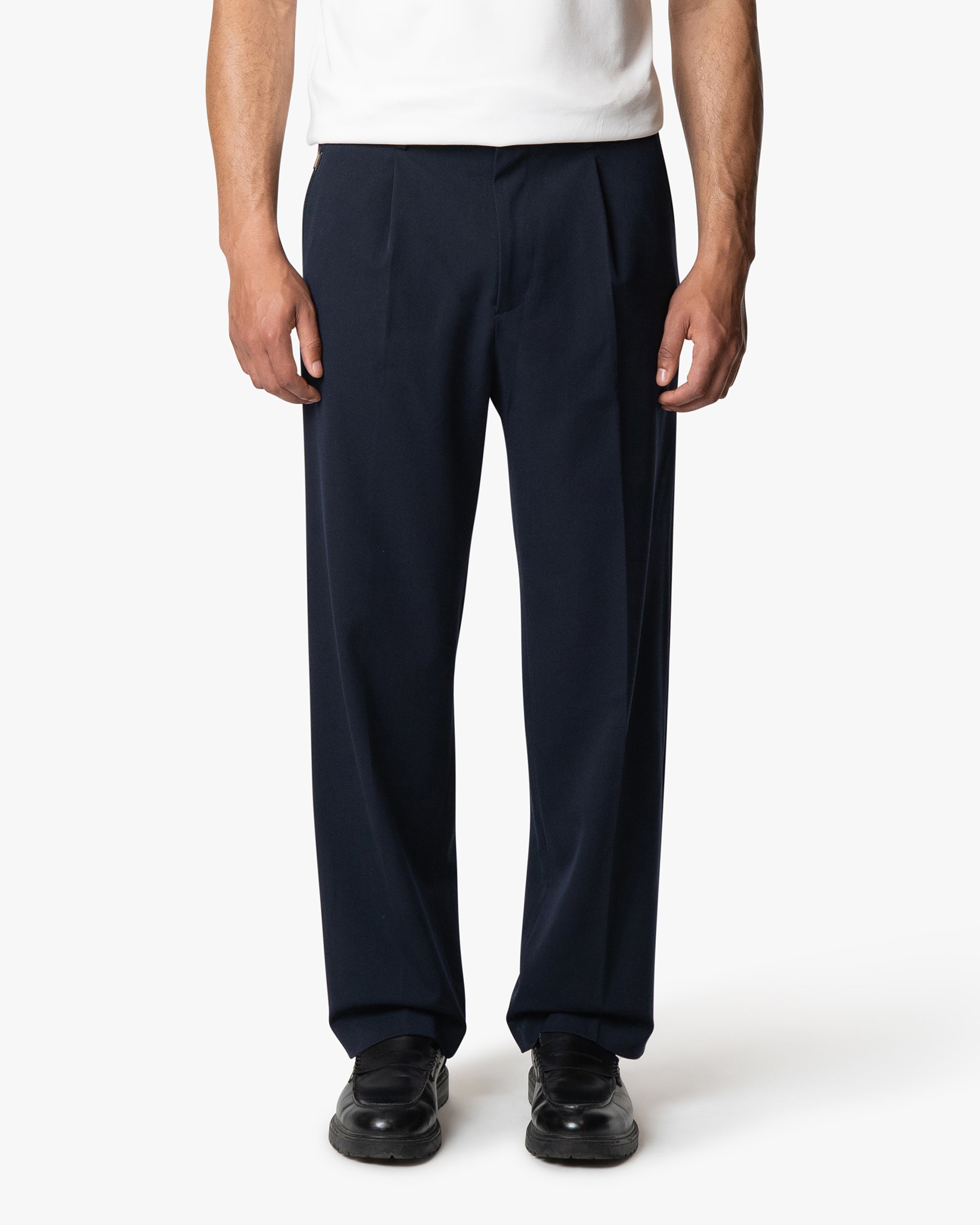 Fender Straight Pants | Navy