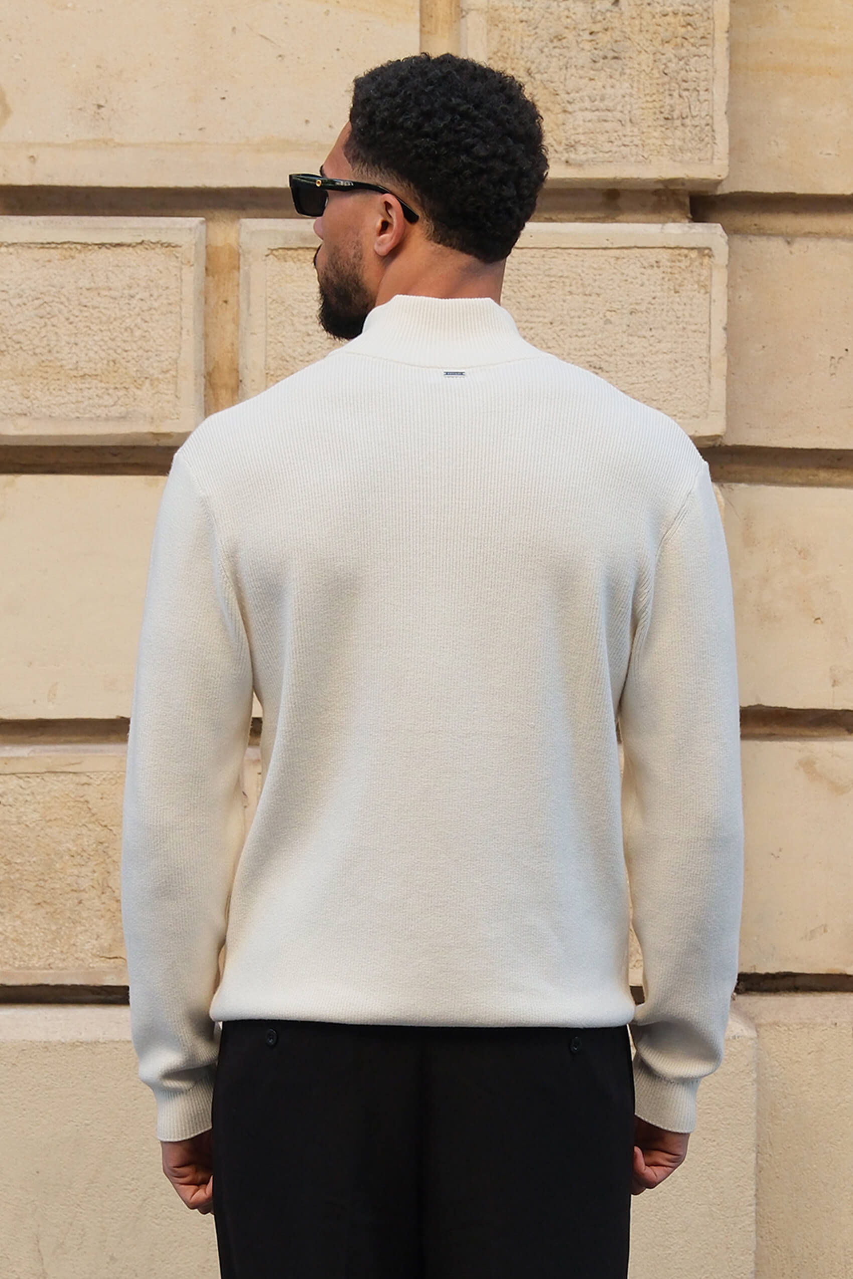 Armada half zip | Ecru