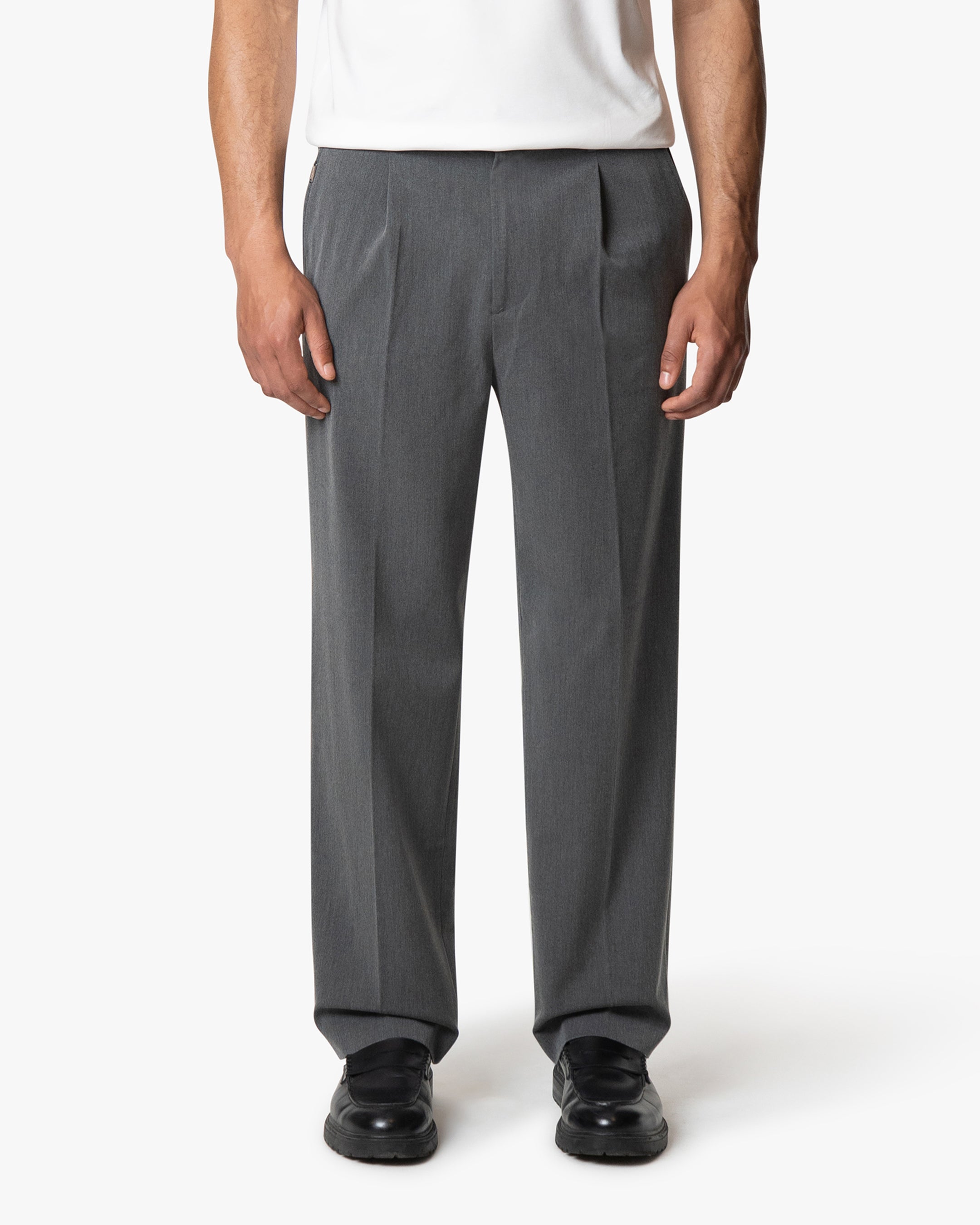 Fender Straight Pants | Dark Grey Melee