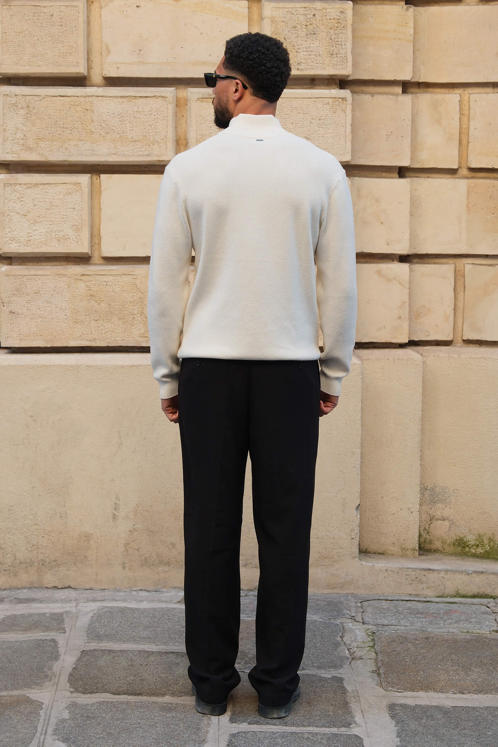 Armada half zip | Ecru