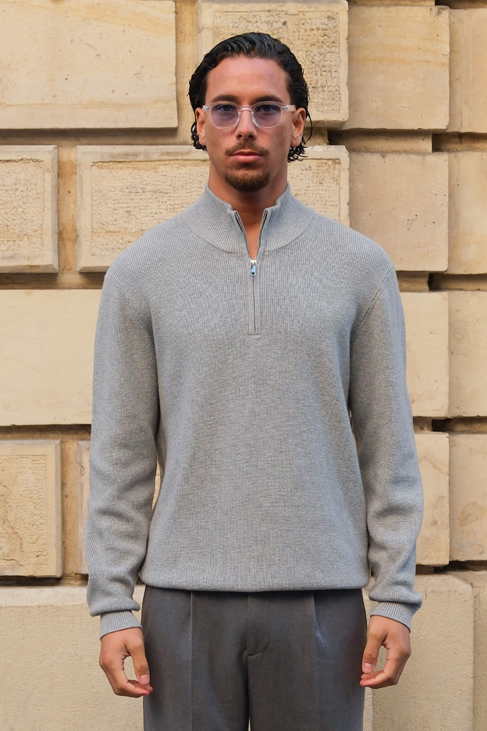 Armada half zip | Grey Melee