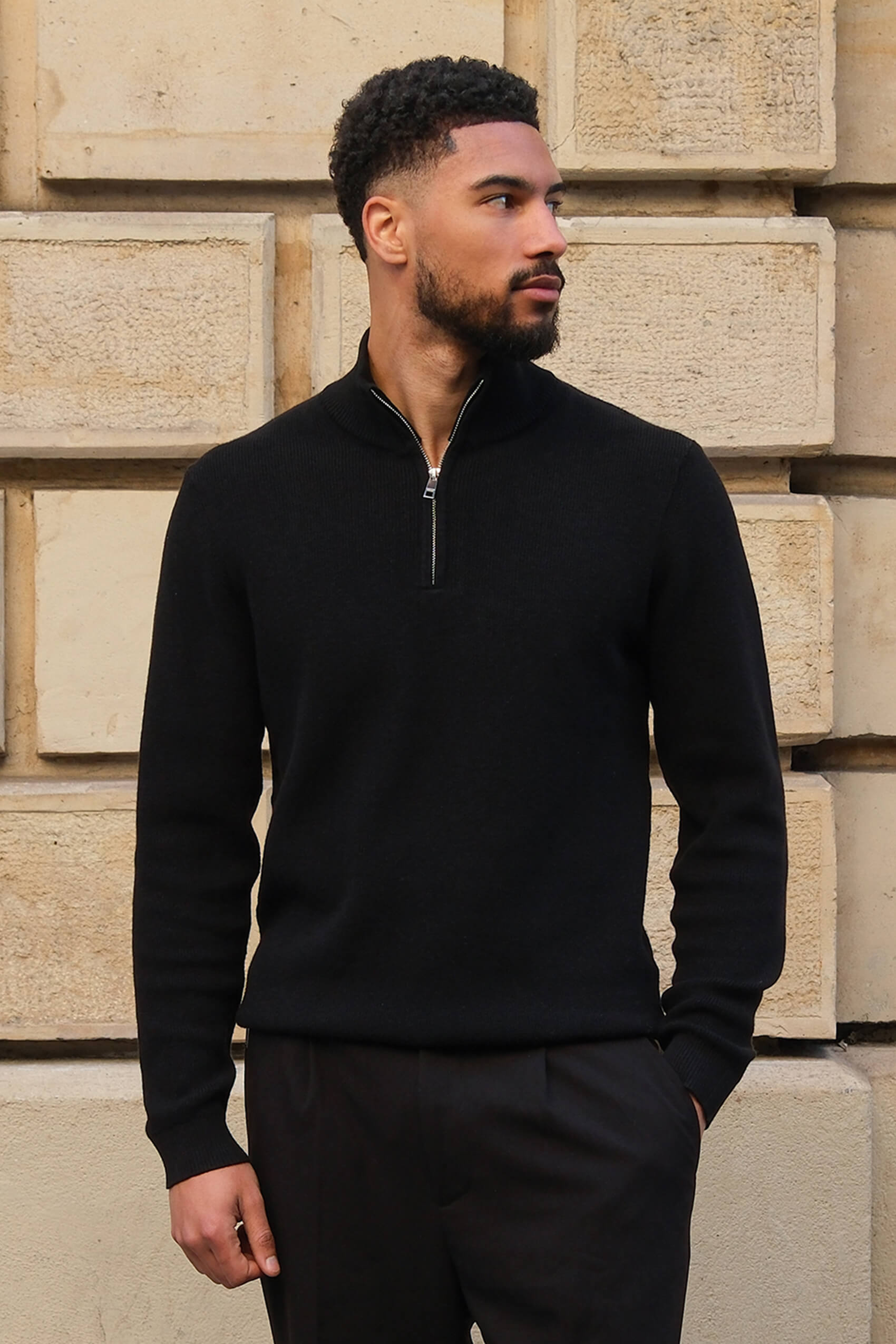 Armada half zip | Black