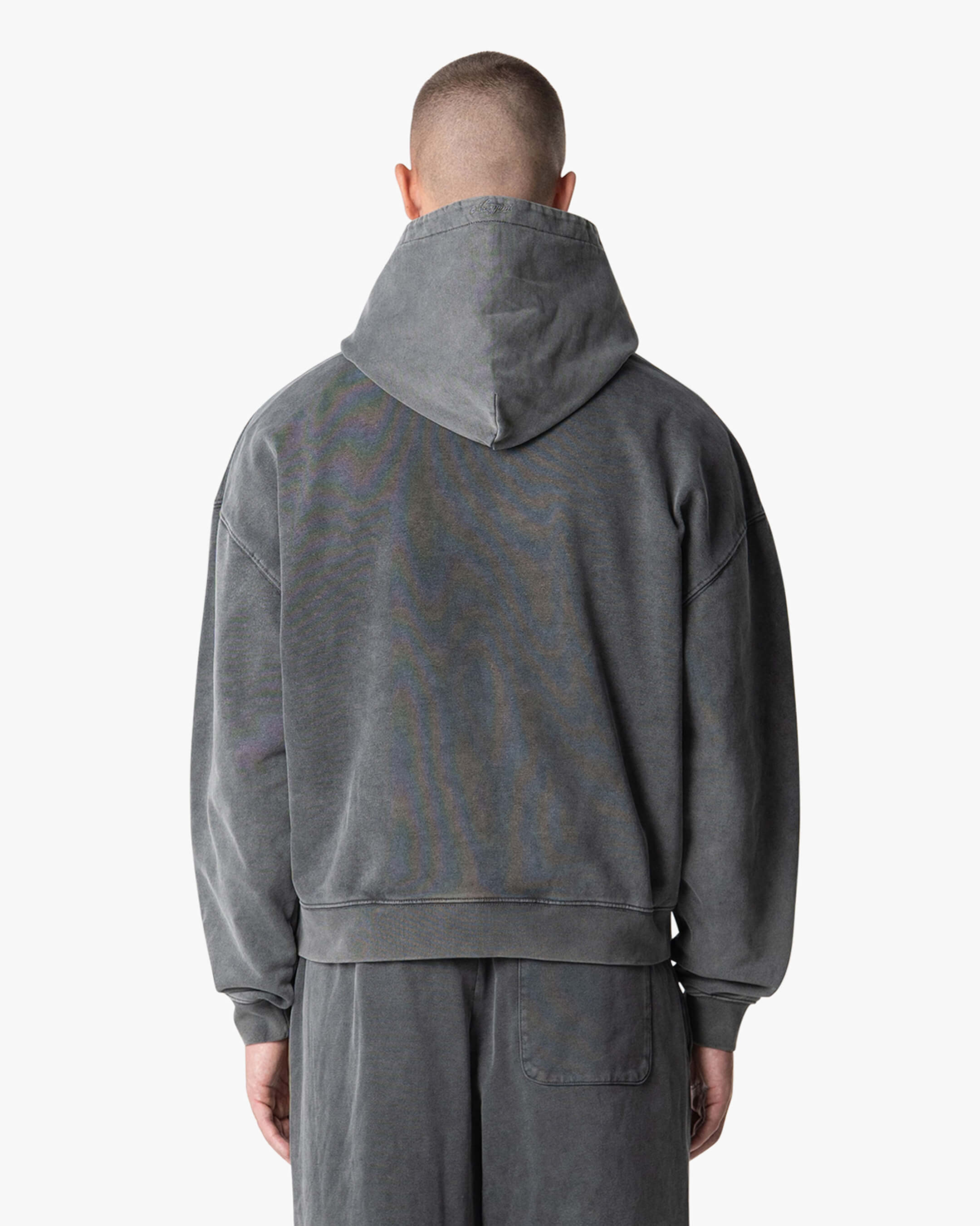 Acid Wash Oversized Hoodie | Acid Grey