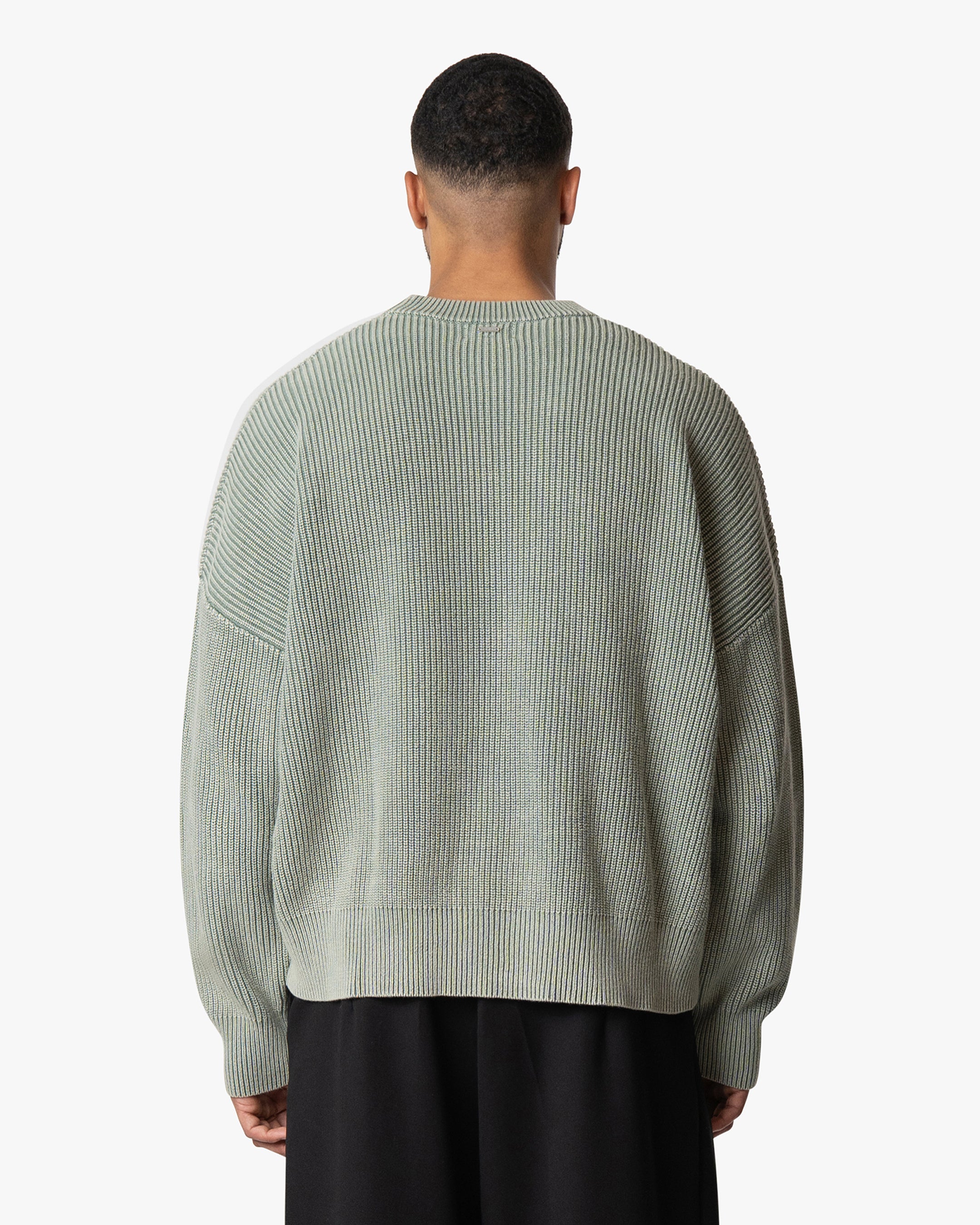 Ariano Acid Cotton Boxy Sweater | Acid Green