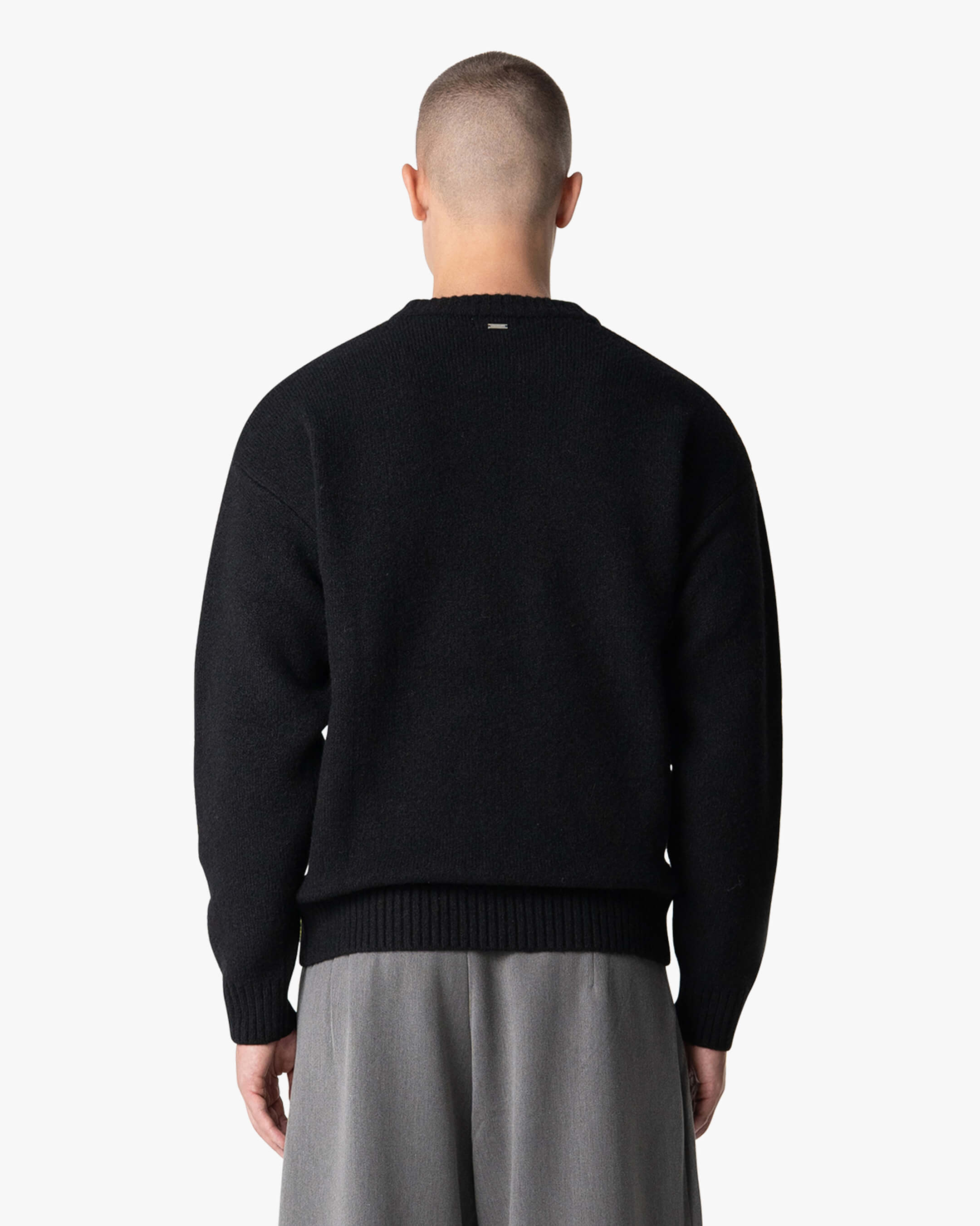 Brixton Wool-Blend Brushed Sweater | Black