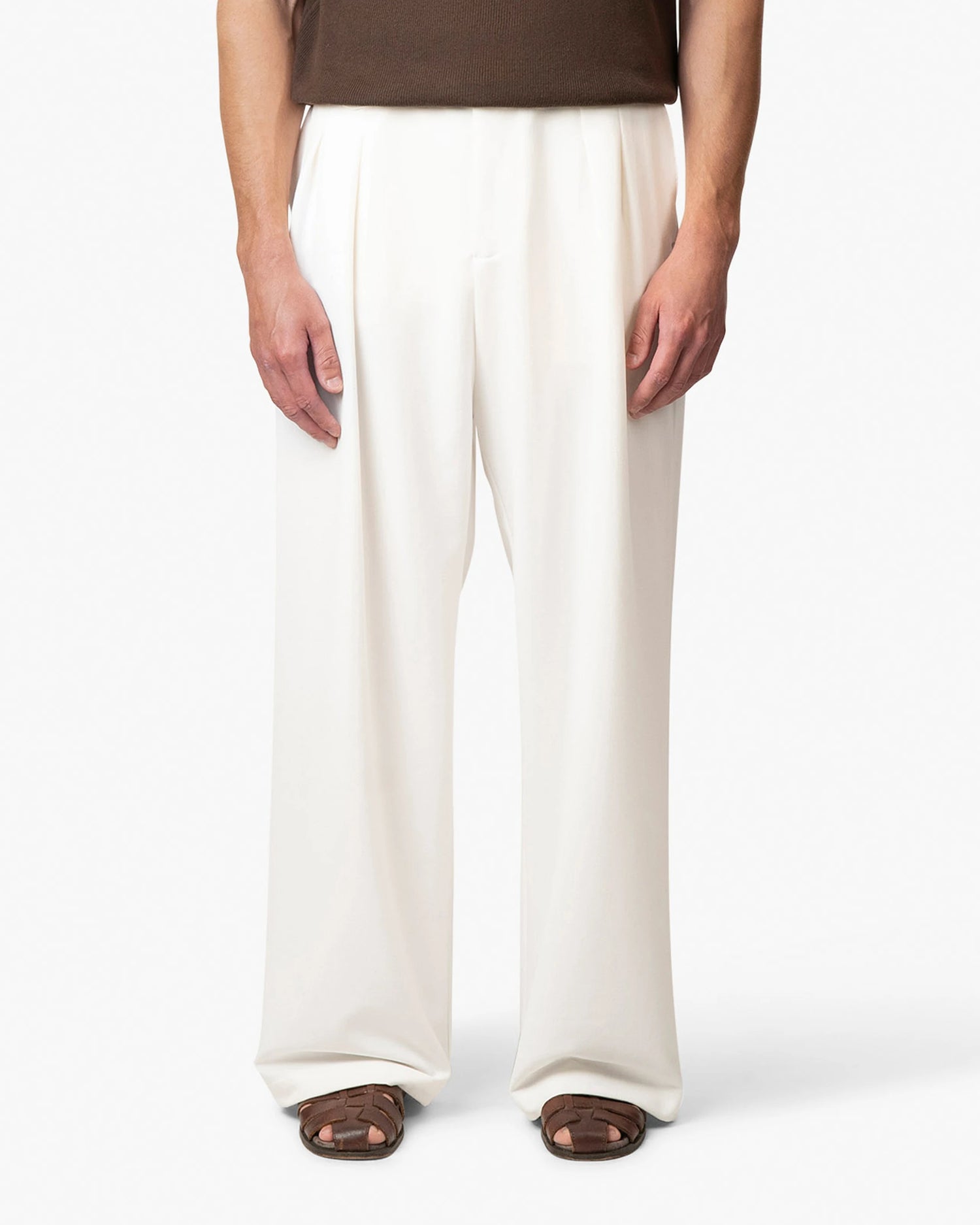 Pantalon ample à plis Ambra
