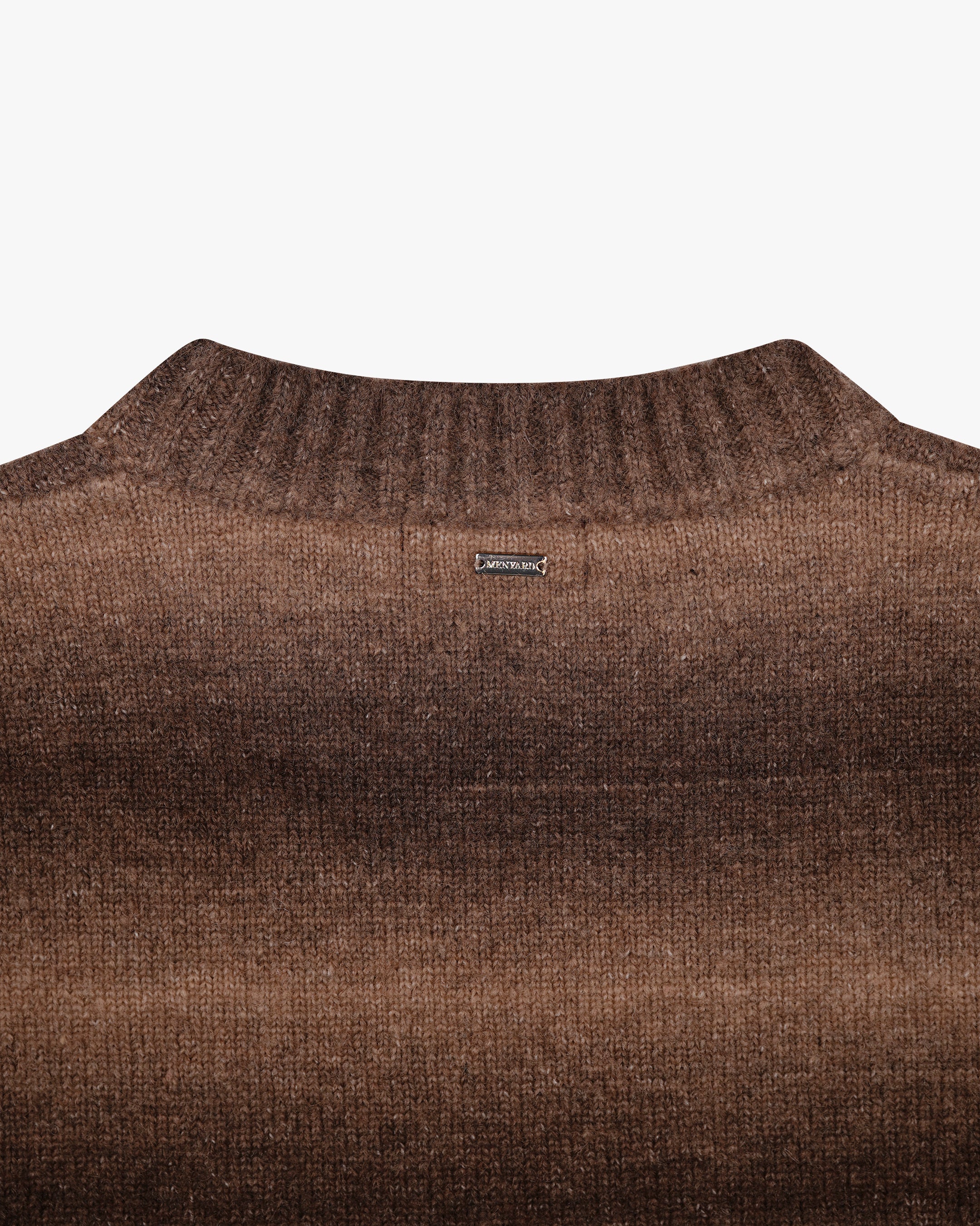 Aria Oversized Gradient Sweater | Brown/Orange