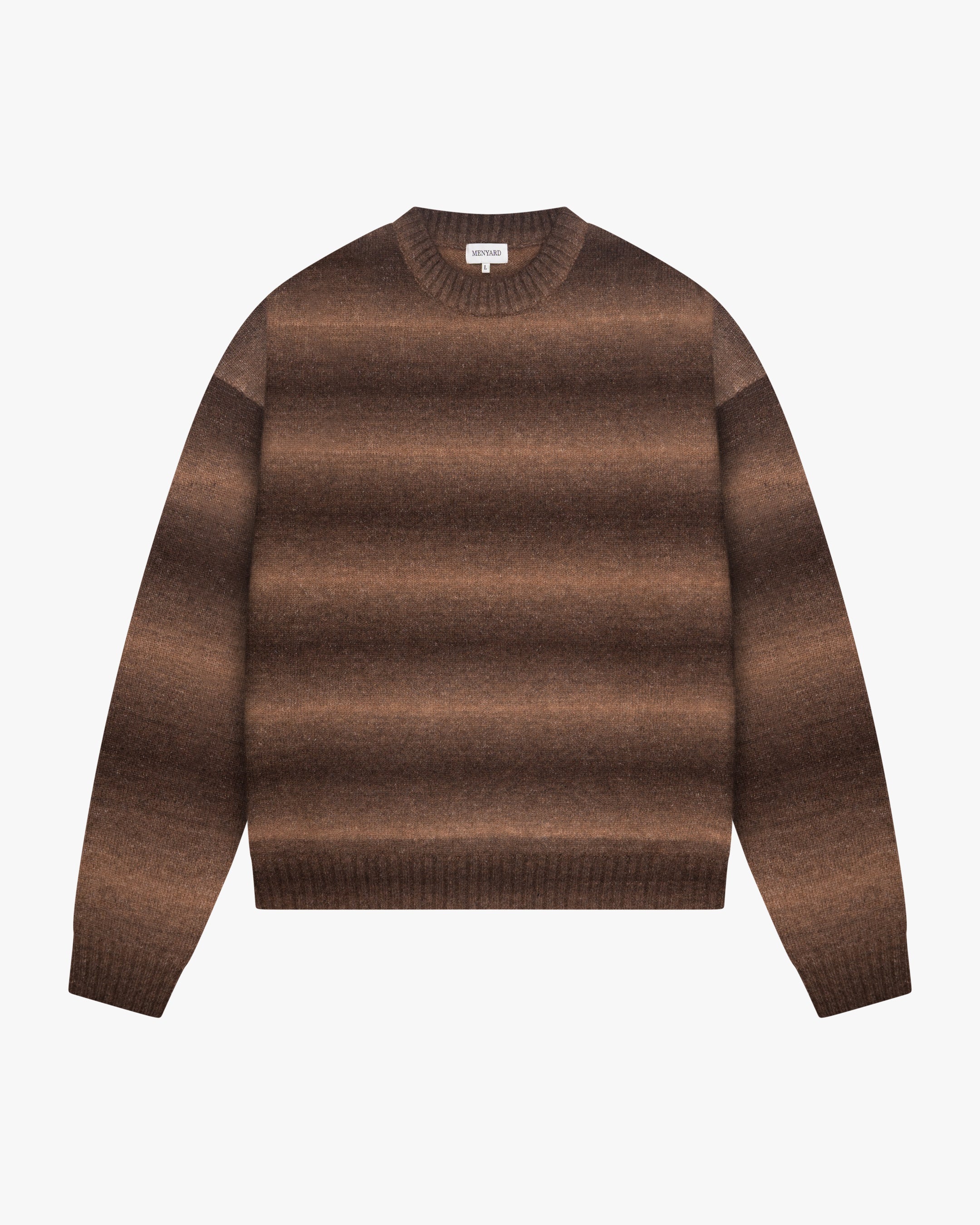 Aria Oversized Gradient Sweater | Brown/Orange