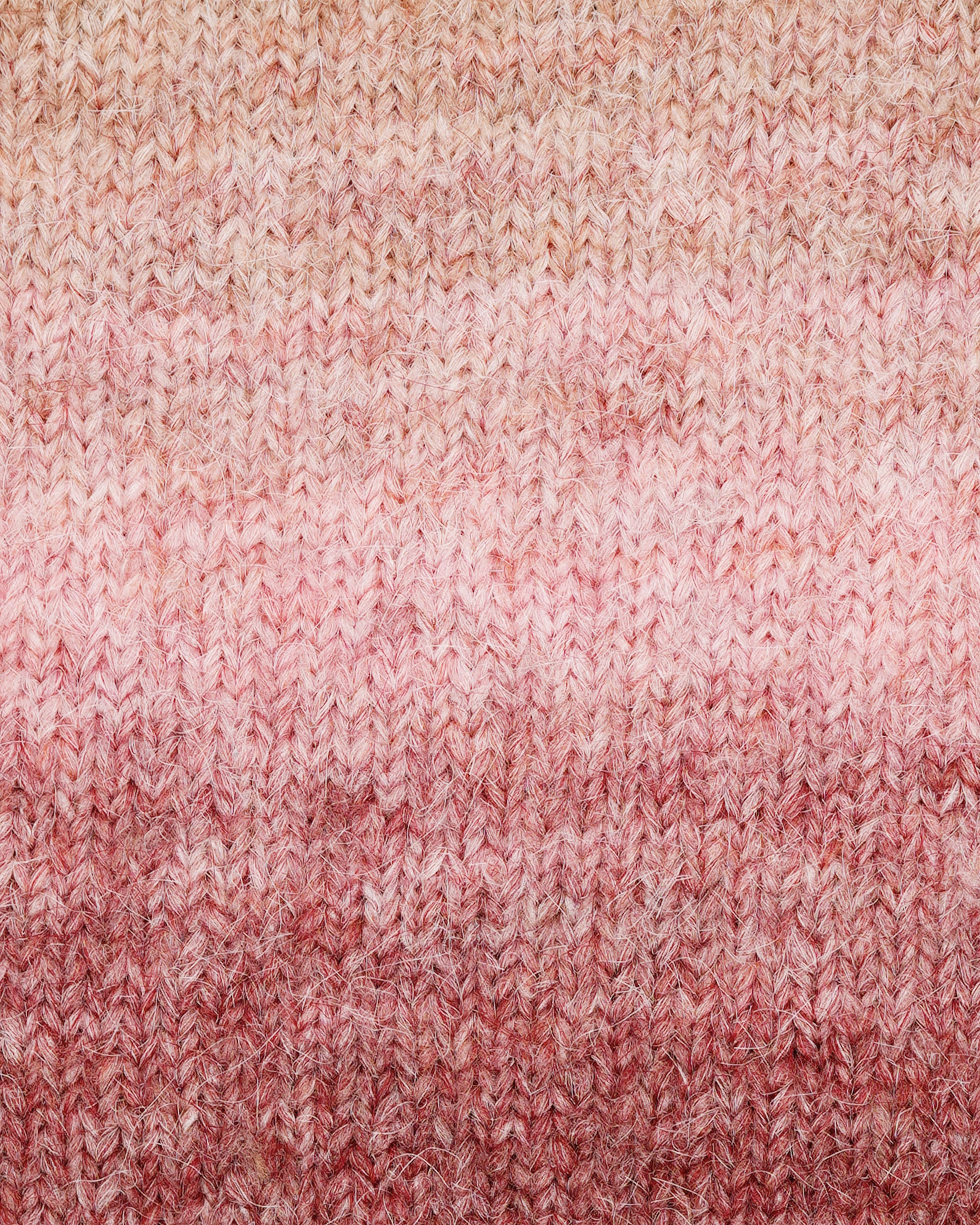 Aria Oversized Gradient Sweater | Pink/White