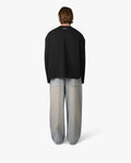 Blank Boxy Longsleeve | Black back