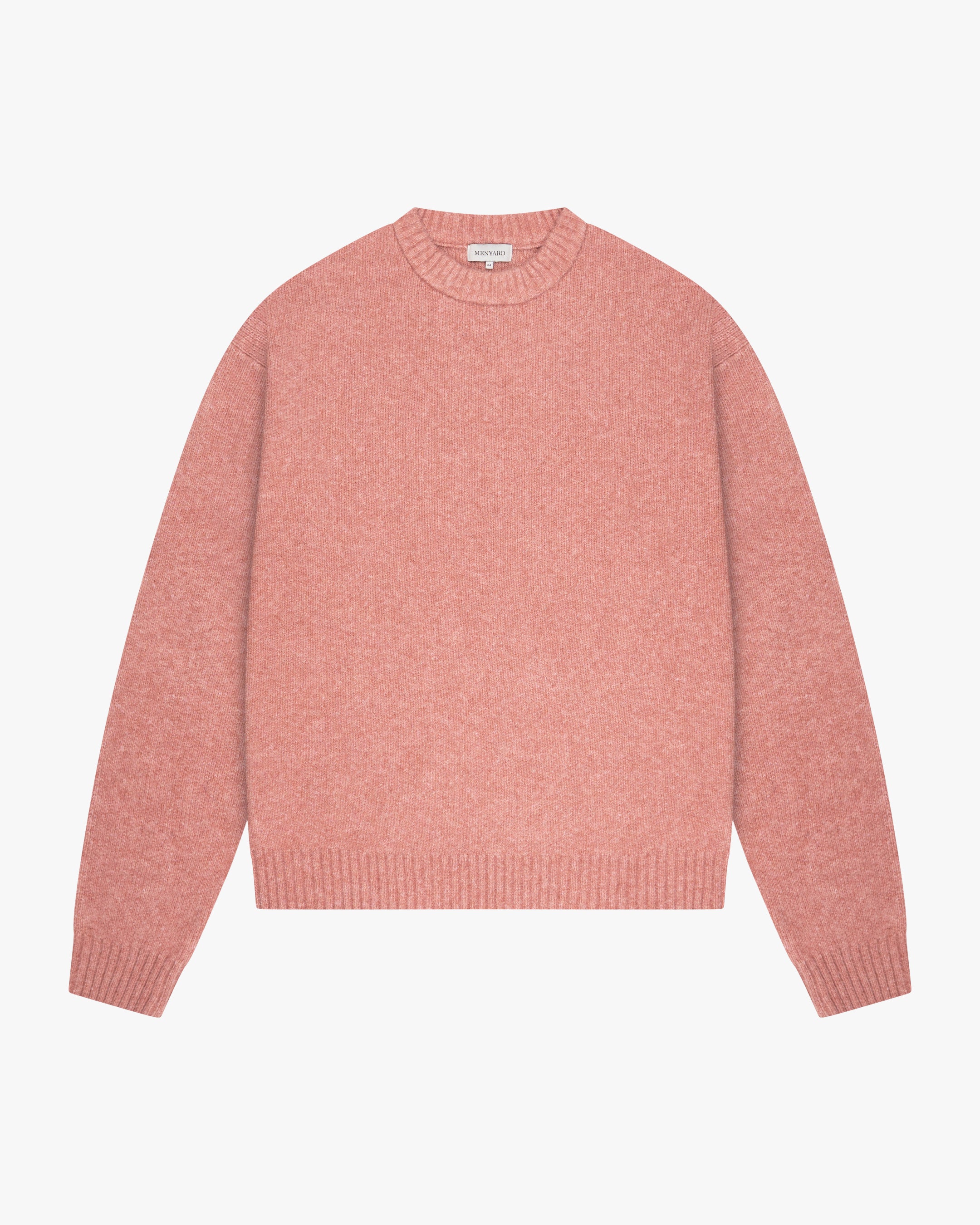 Brixton Wool-Blend Brushed Sweater | Pink