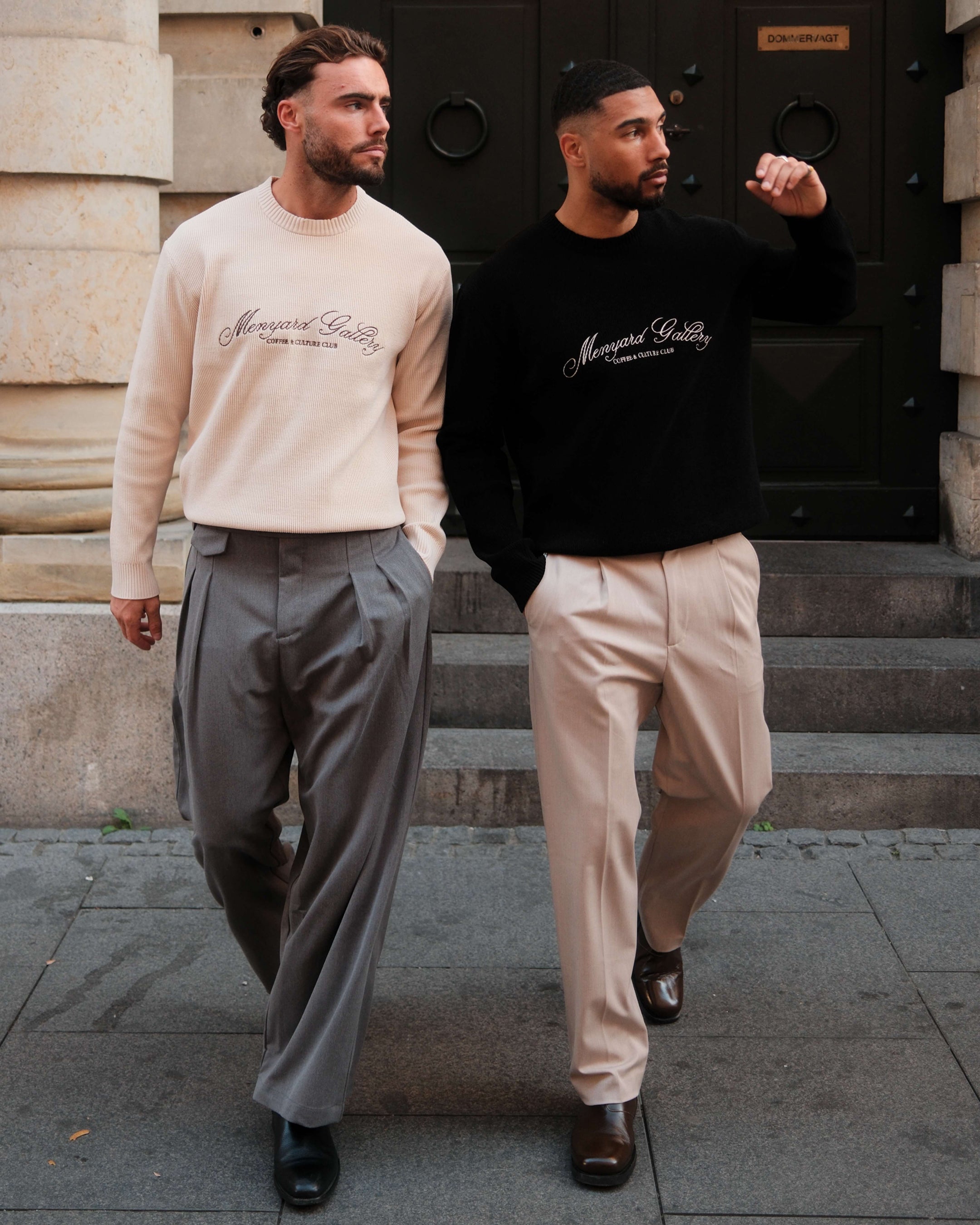 Culture Knitted Crewneck | Creme