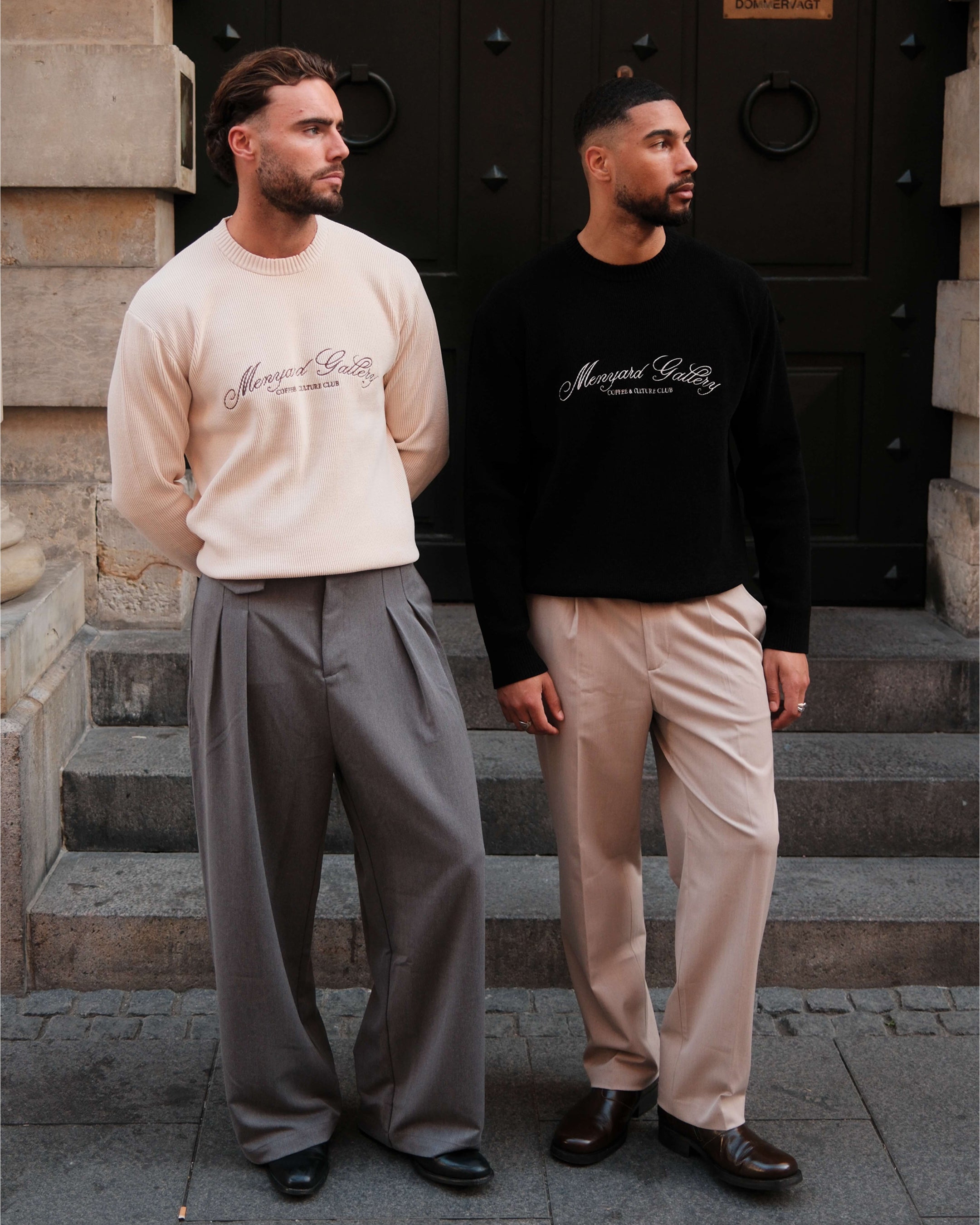 Culture Knitted Crewneck | Black