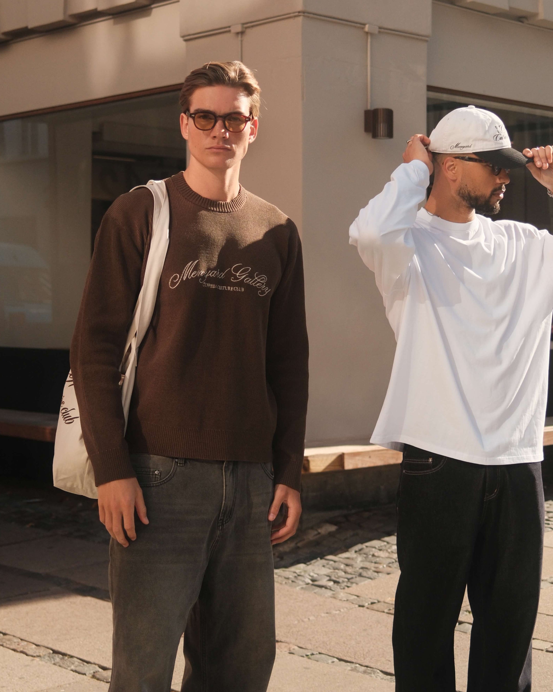 Culture Knitted Crewneck | Brown