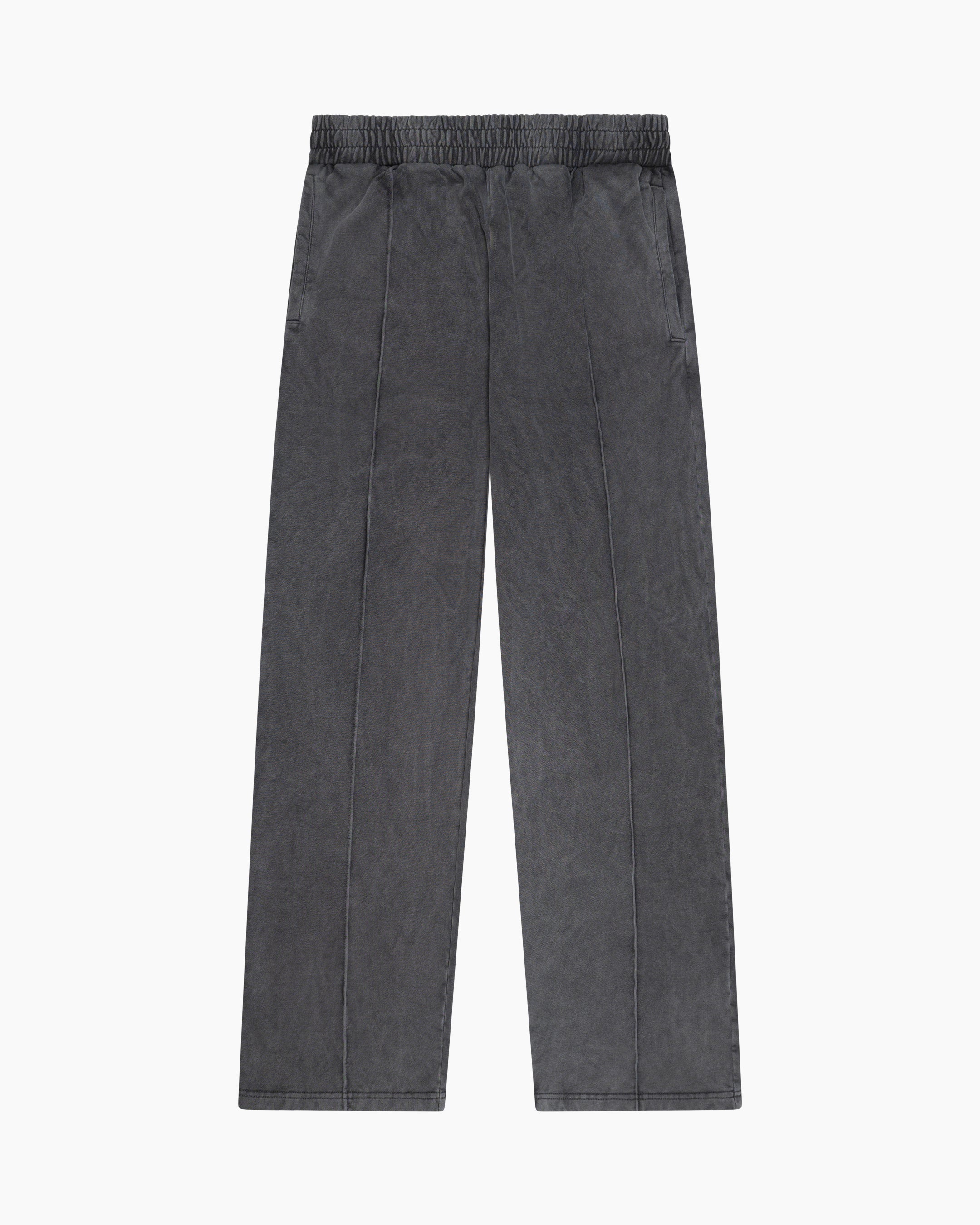 Acid Wash Oversized Pleated Sweatpants | Acid Grey
