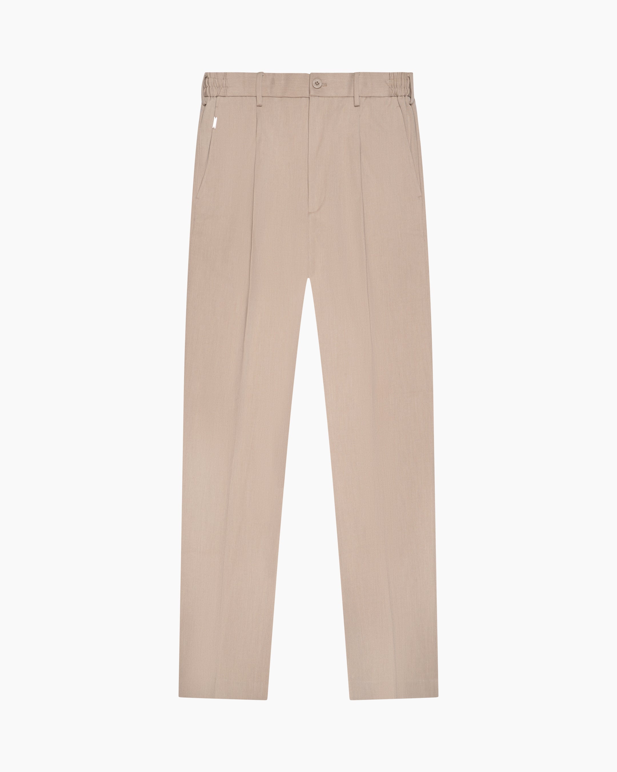 Fender Straight Pants | Beige