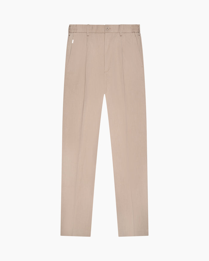 Fender Straight Pants | Beige