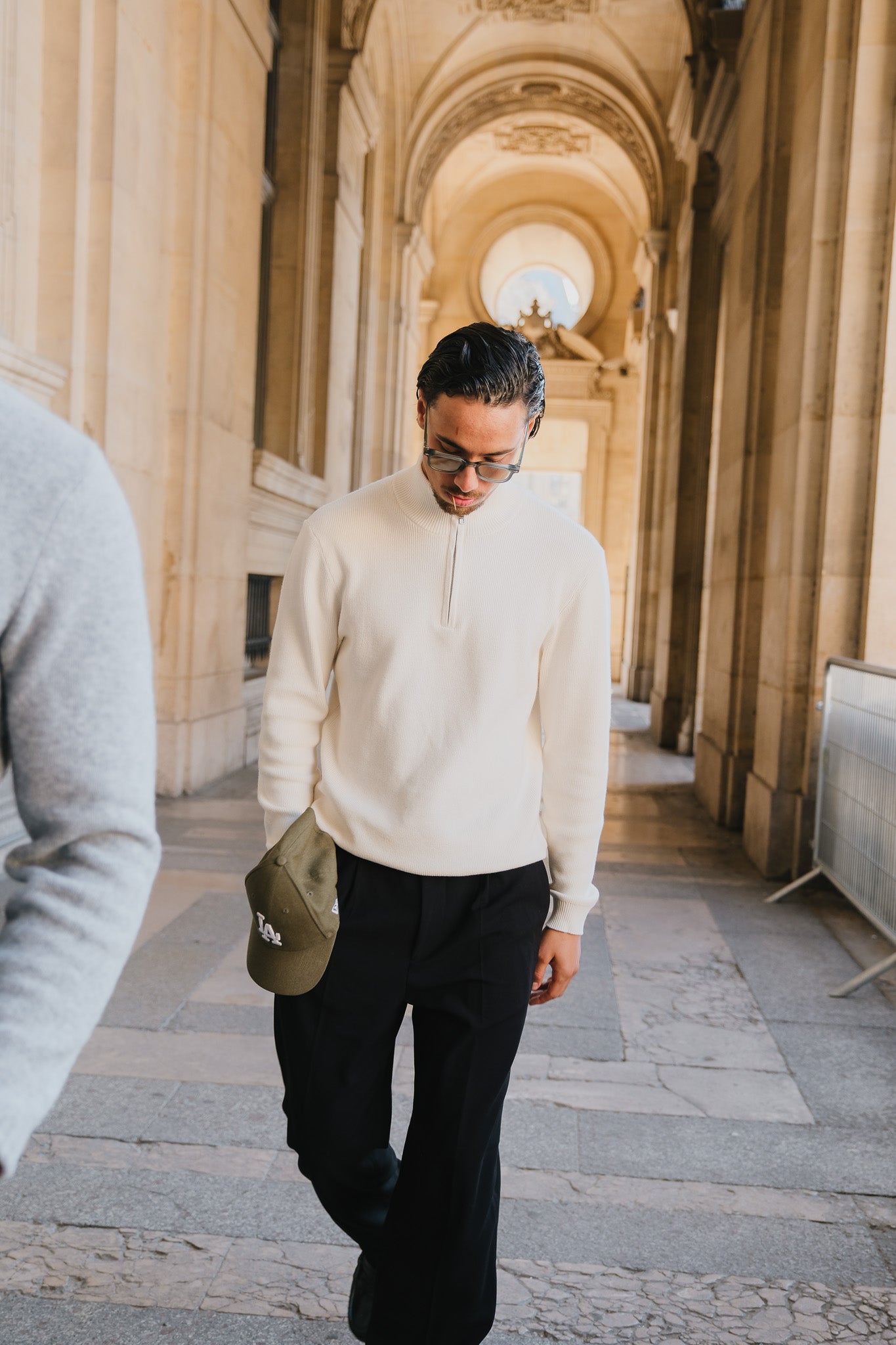 Armada half zip | Ecru