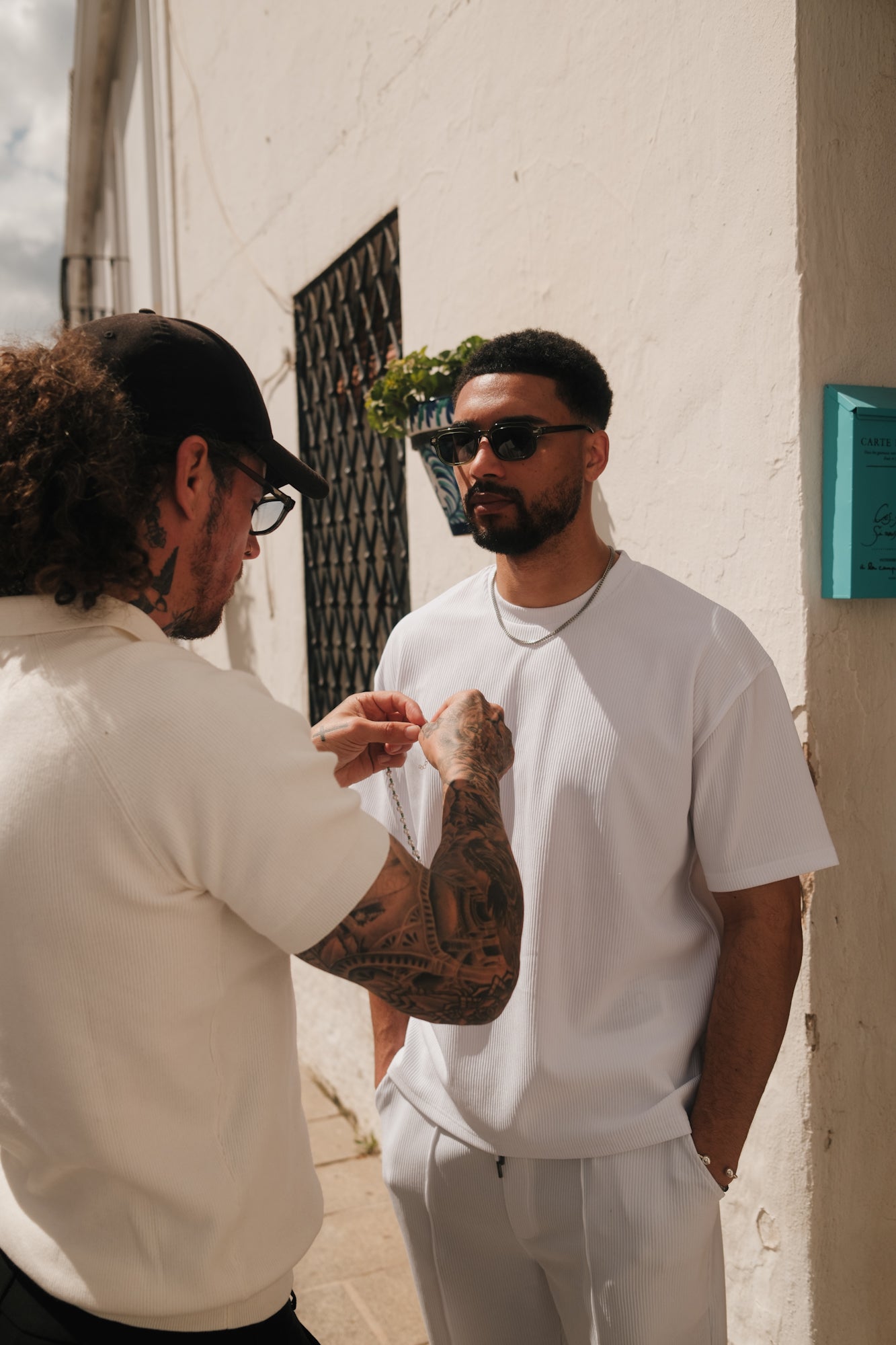 Santiago Ribbed T-Shirt | White