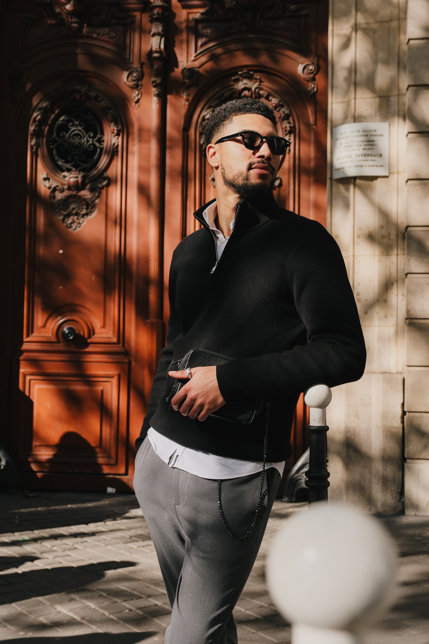 Armada half zip | Black