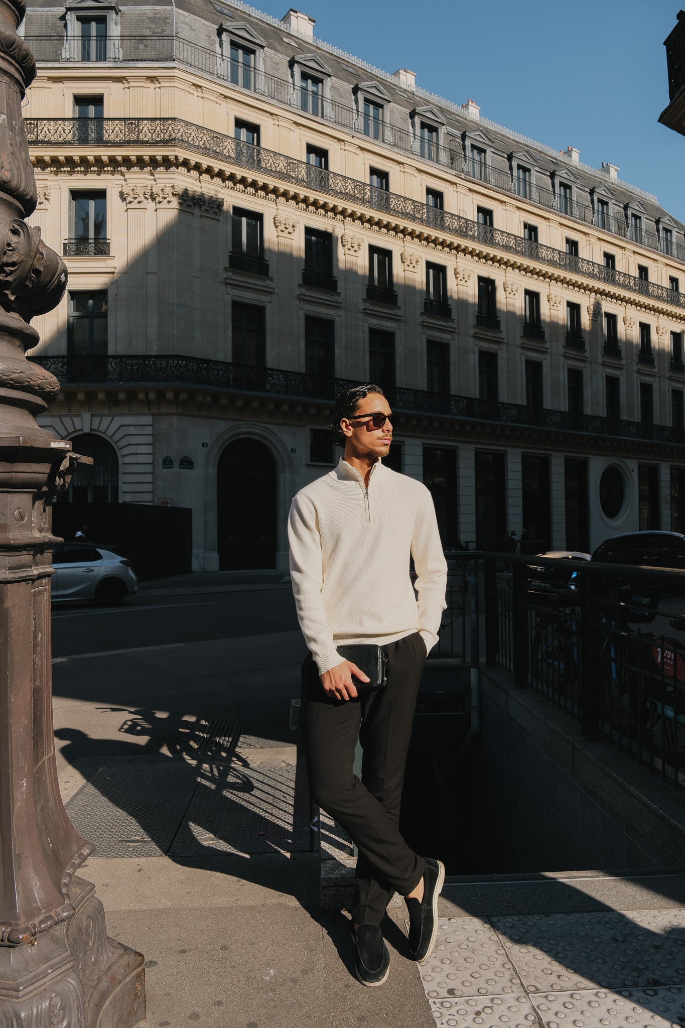 Armada half zip | Ecru