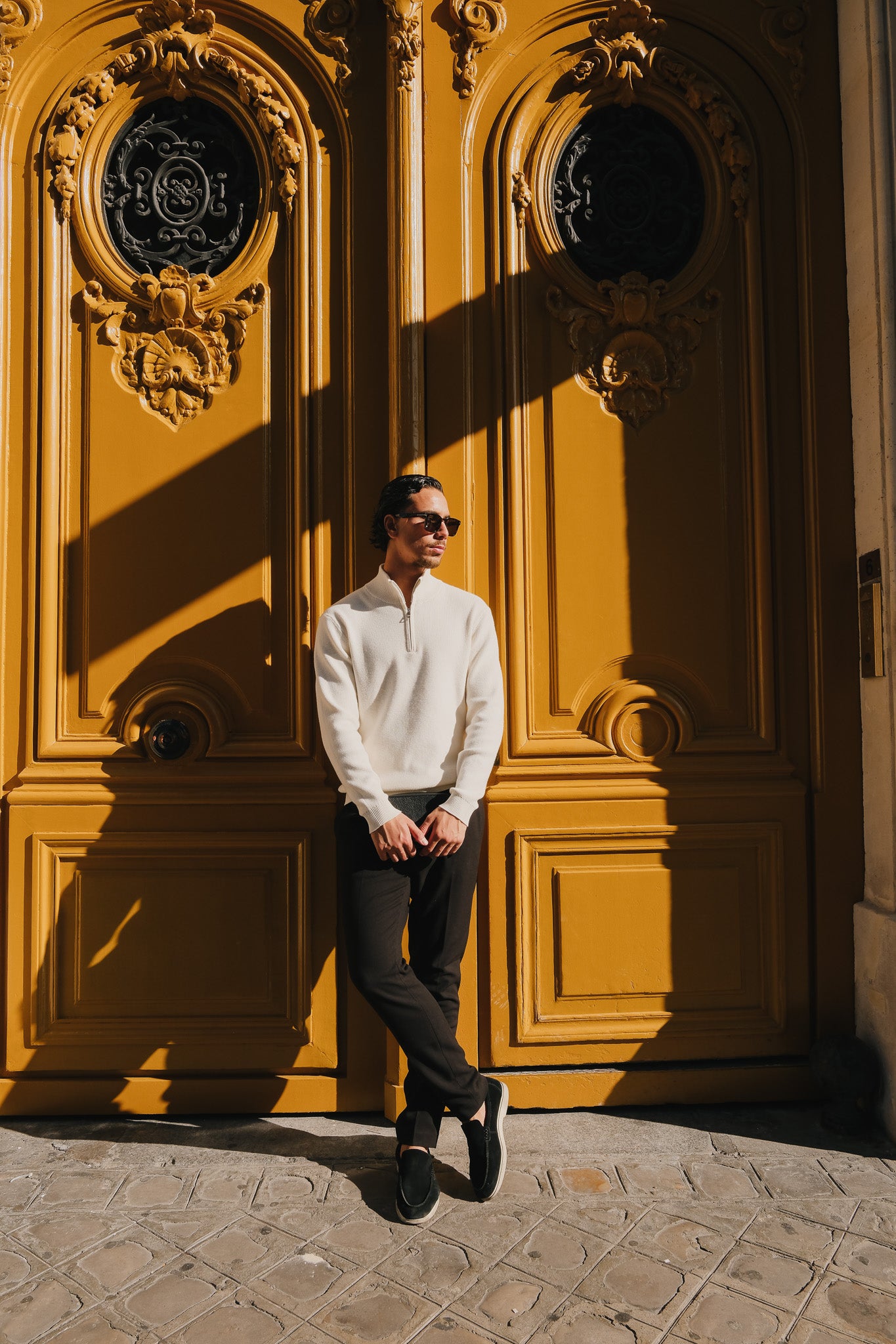 Armada half zip | Ecru