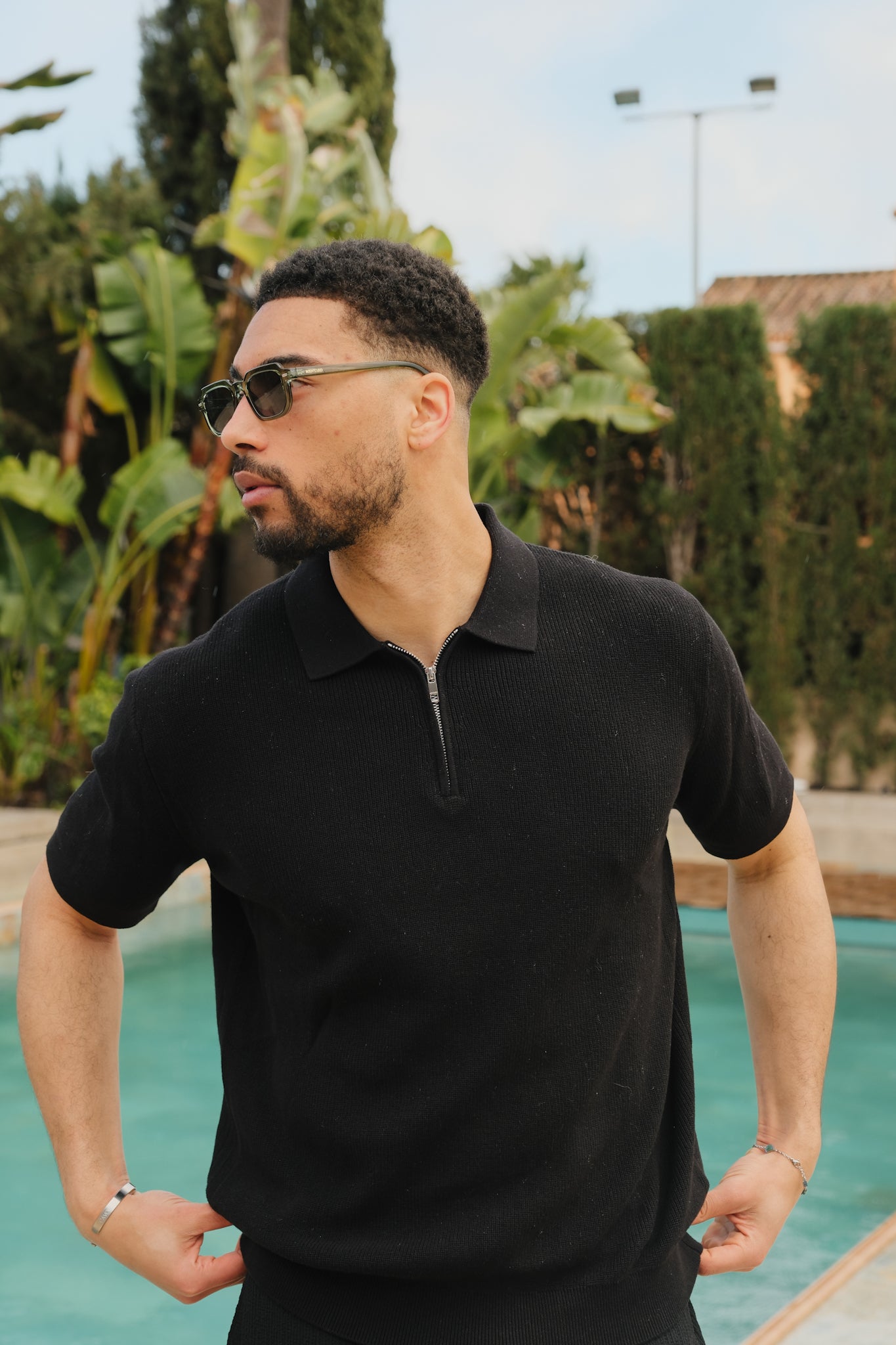 Sirocco sunglasses | Green/Faded Black