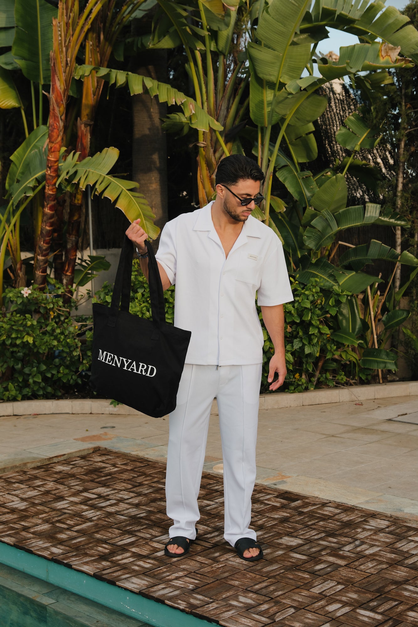 Santiago Ribbed Shirt | White