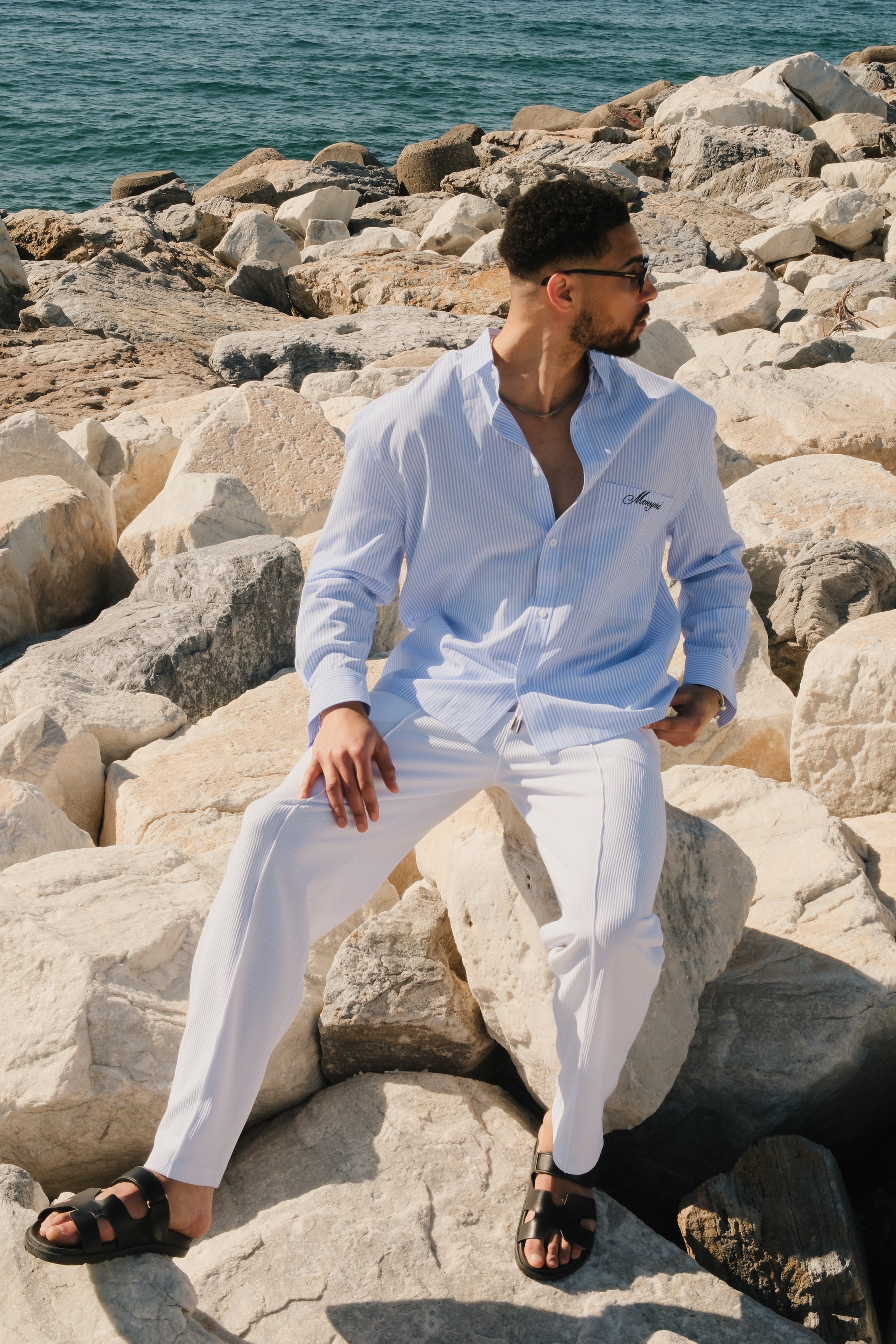 Benito Shirt | Blue/White