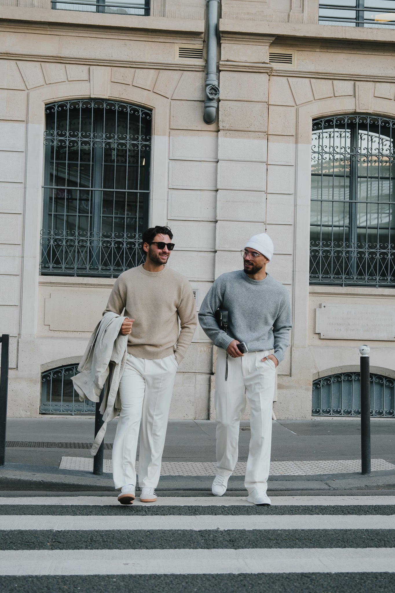 Fender Straight Pants | Ecru