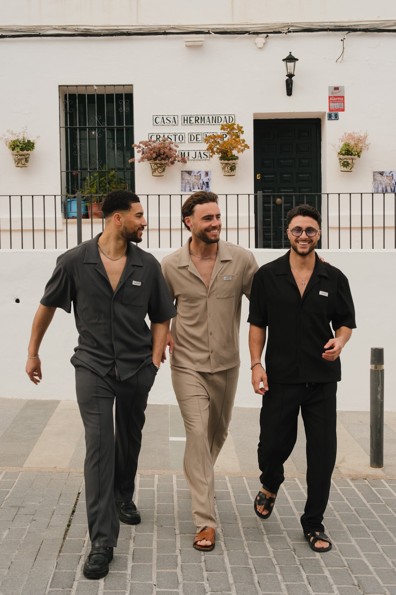 Santiago Ribbed Shirt | Black