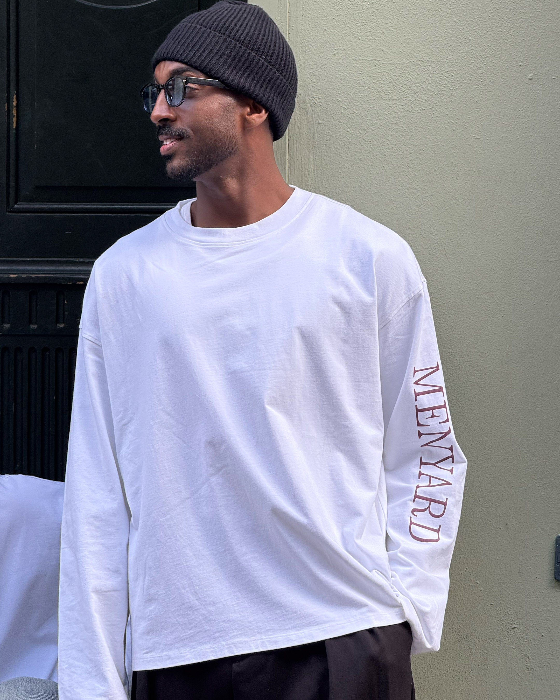 Iconic Logo Boxy Longsleeve | White