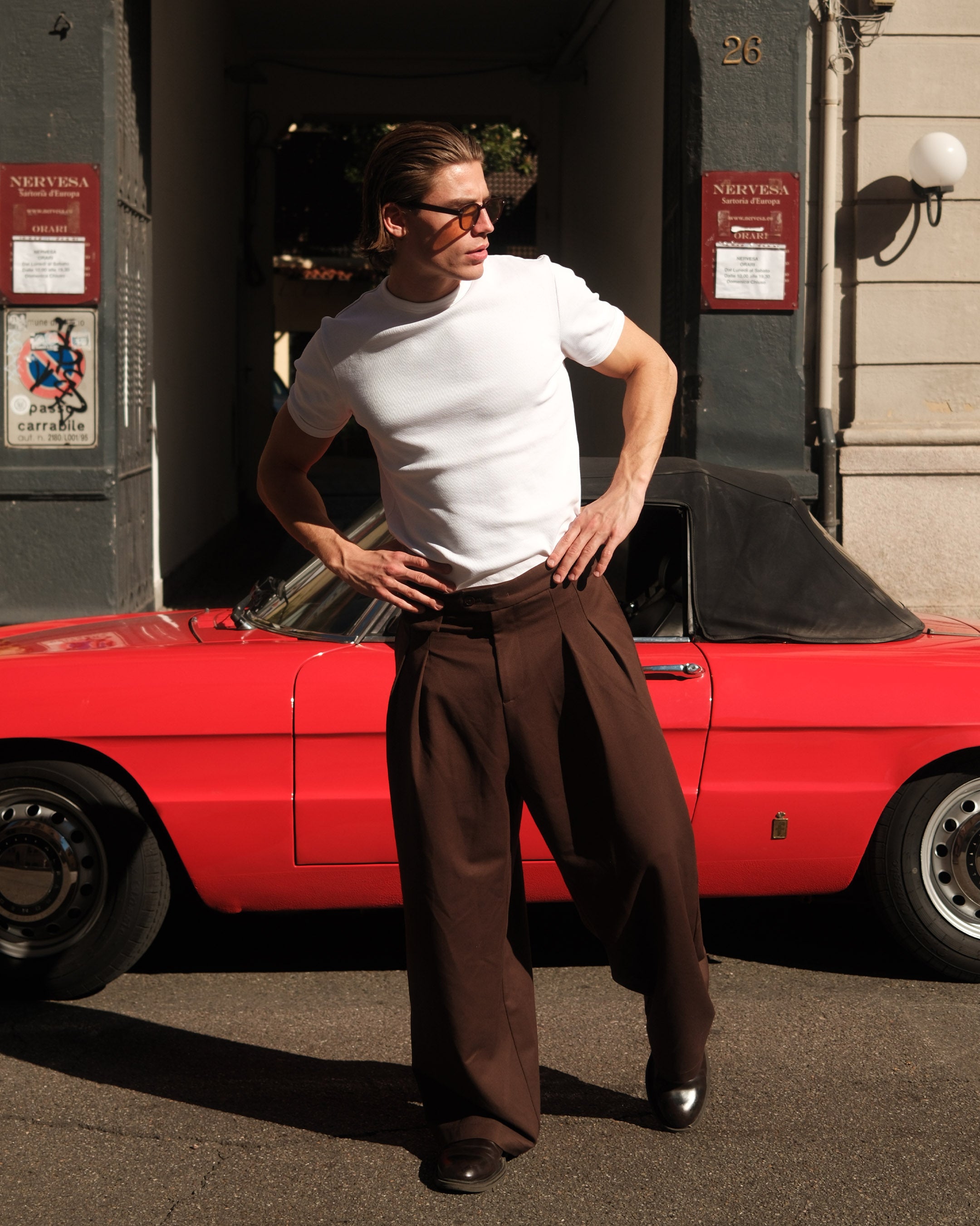 Ribbed T-shirt | White