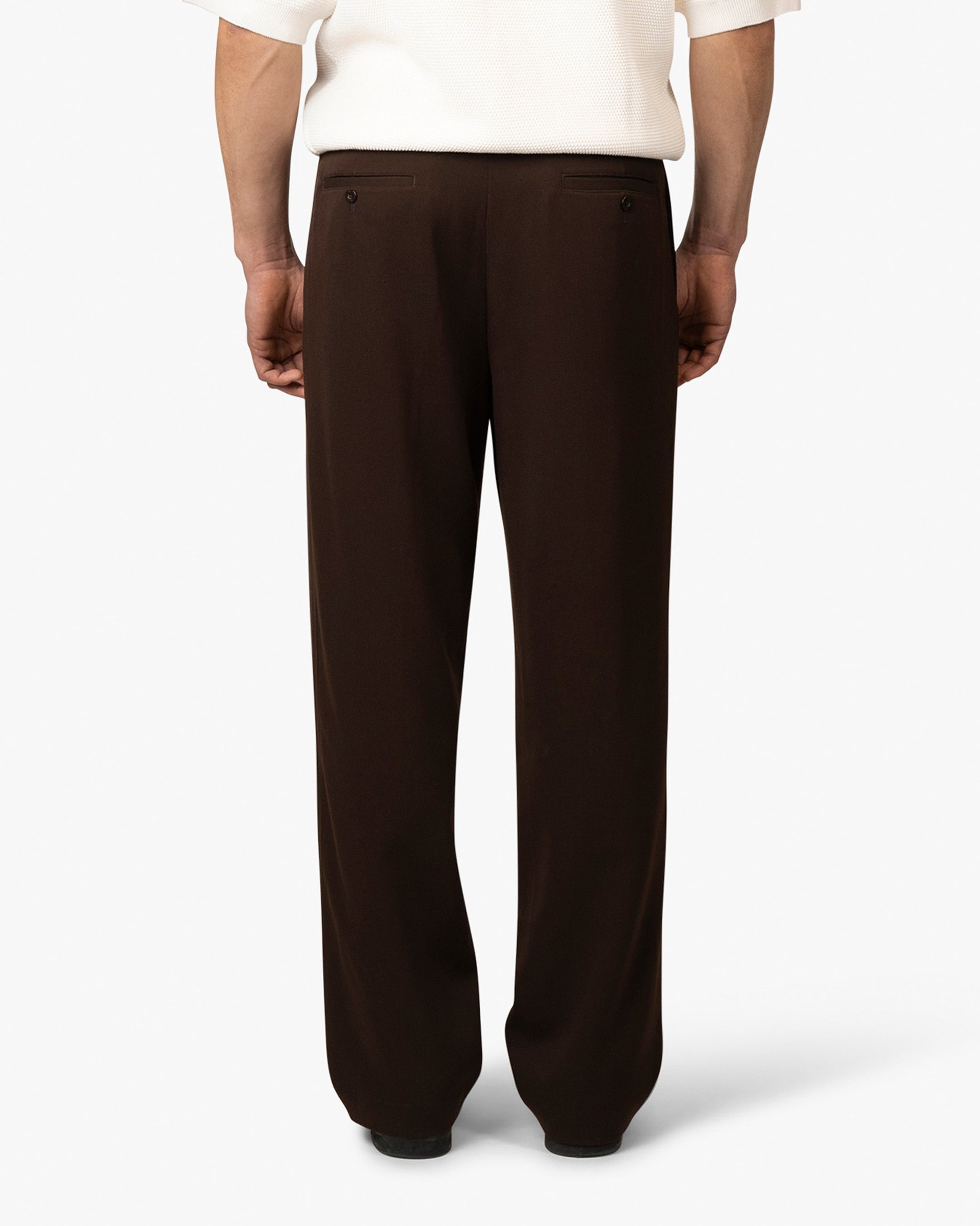 Fender Straight Pants | Brown