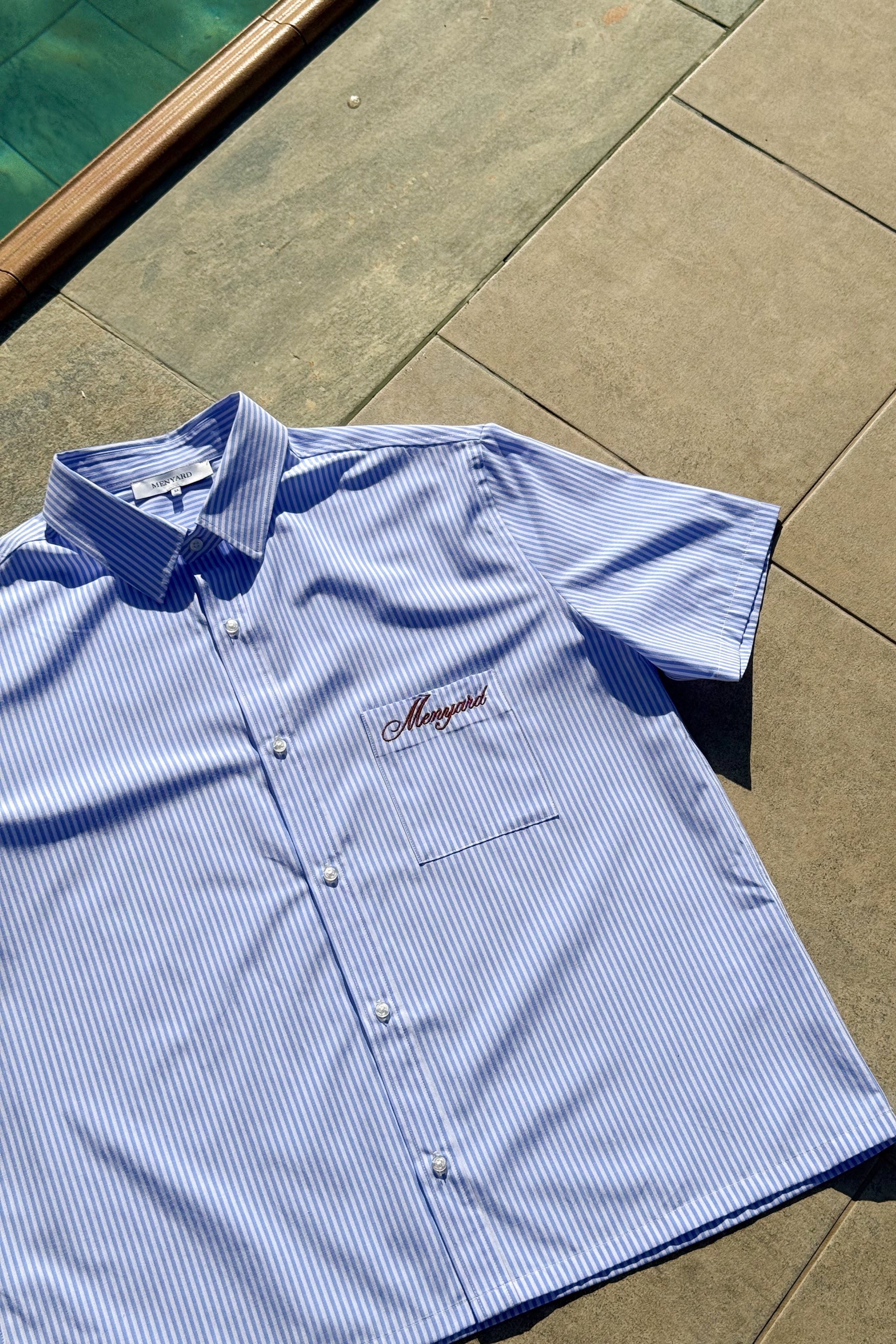 Alba Shirt | Blue/White