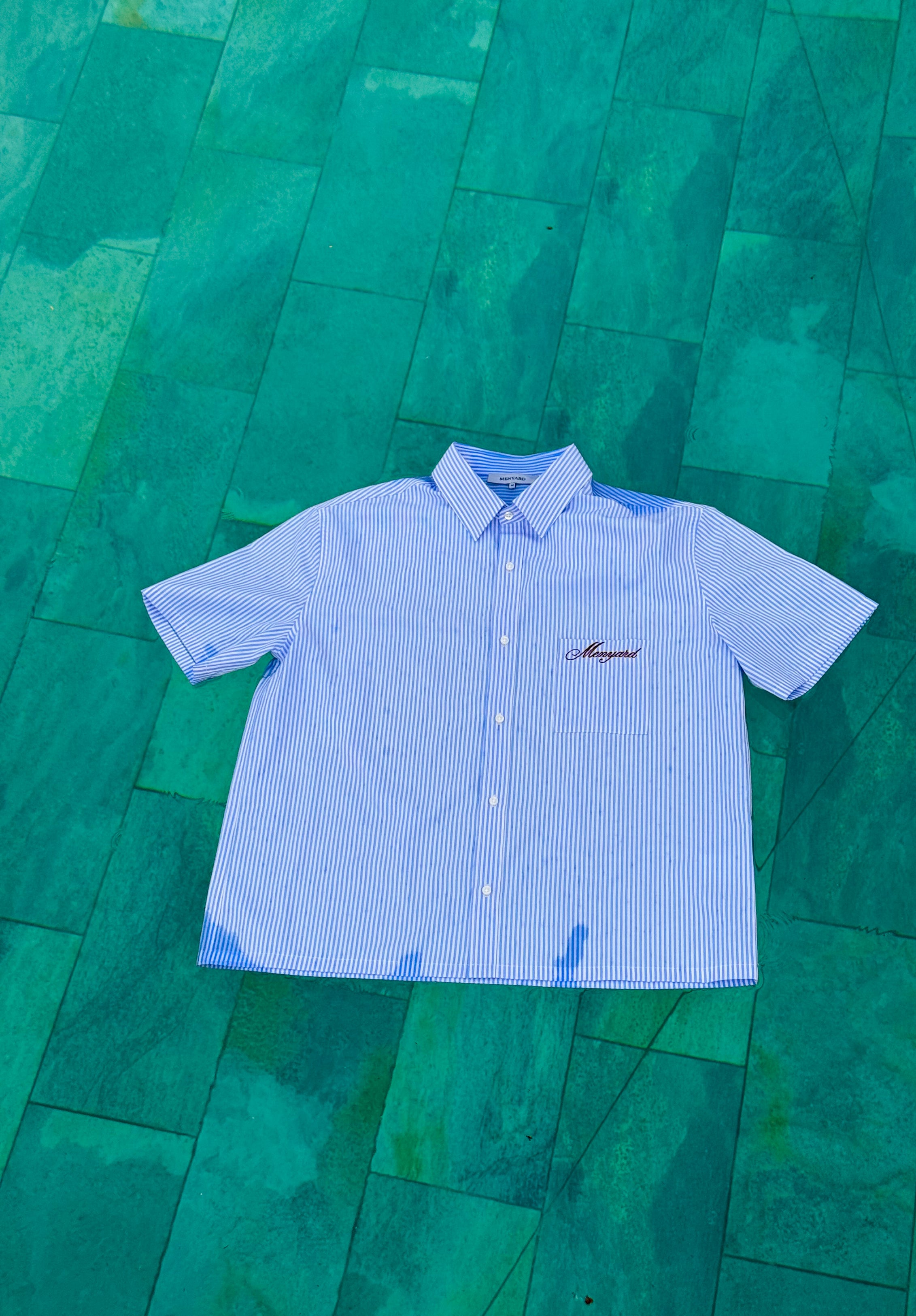Alba Shirt | Blue/White