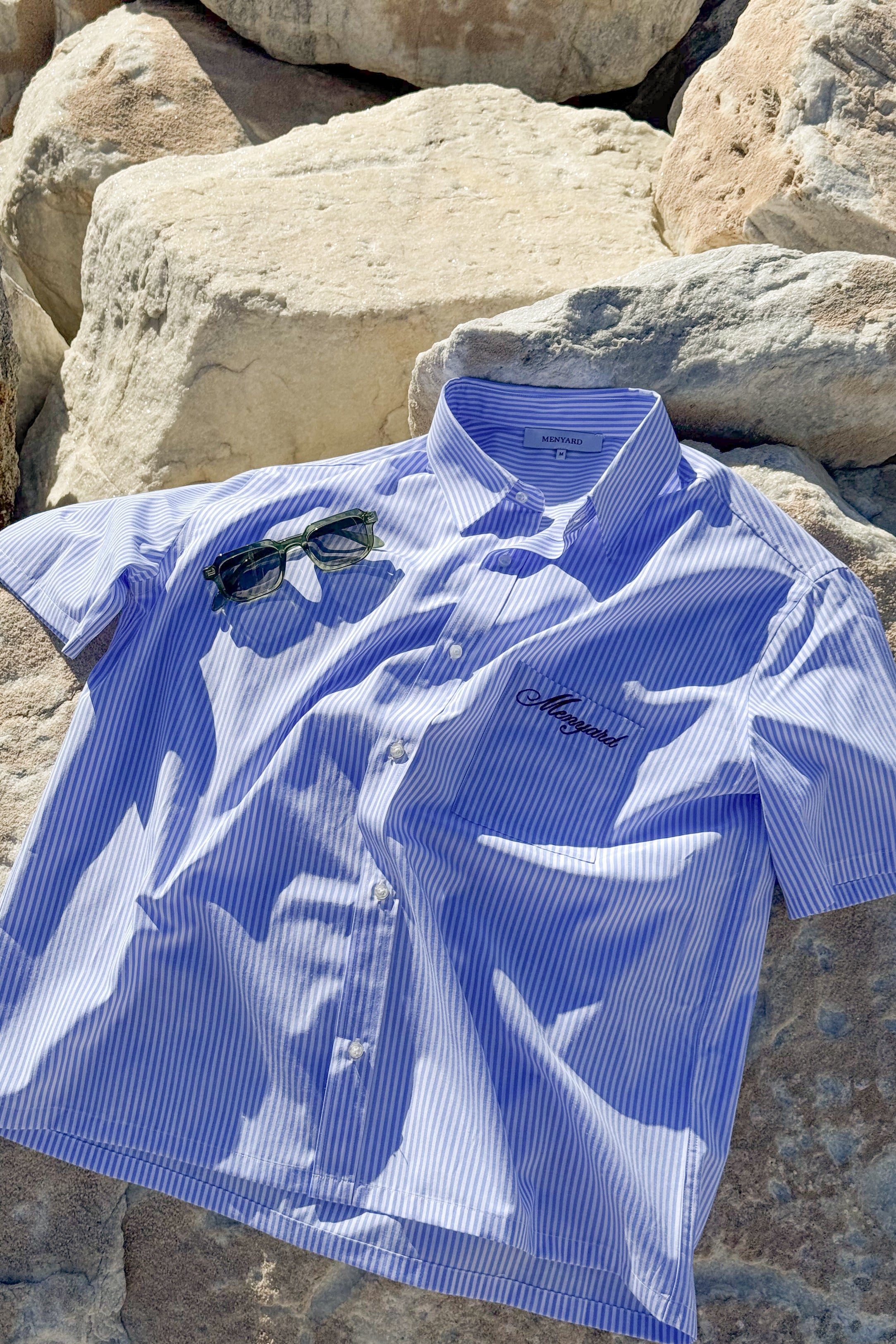 Alba Shirt | Blue/White