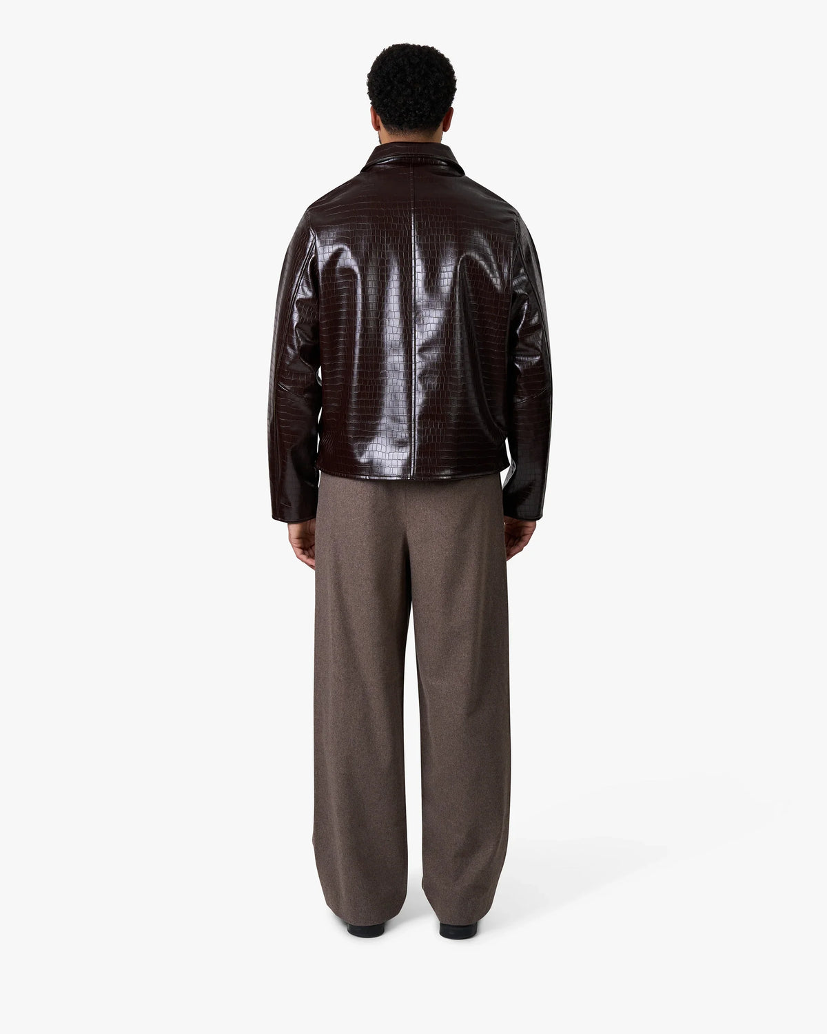Liberty Crocodile Jacket | Brown