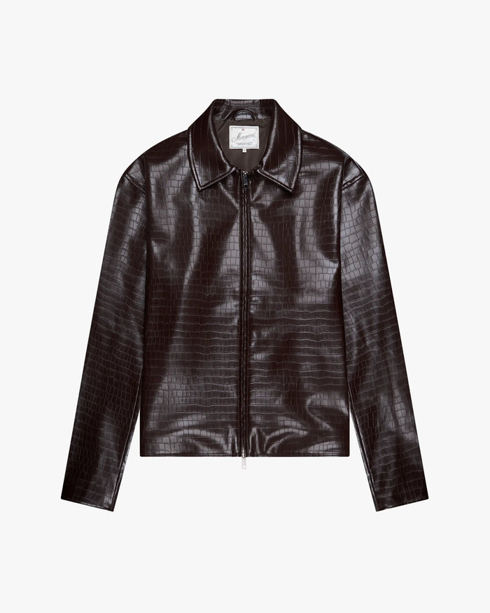 Liberty Crocodile Jacket | Brown